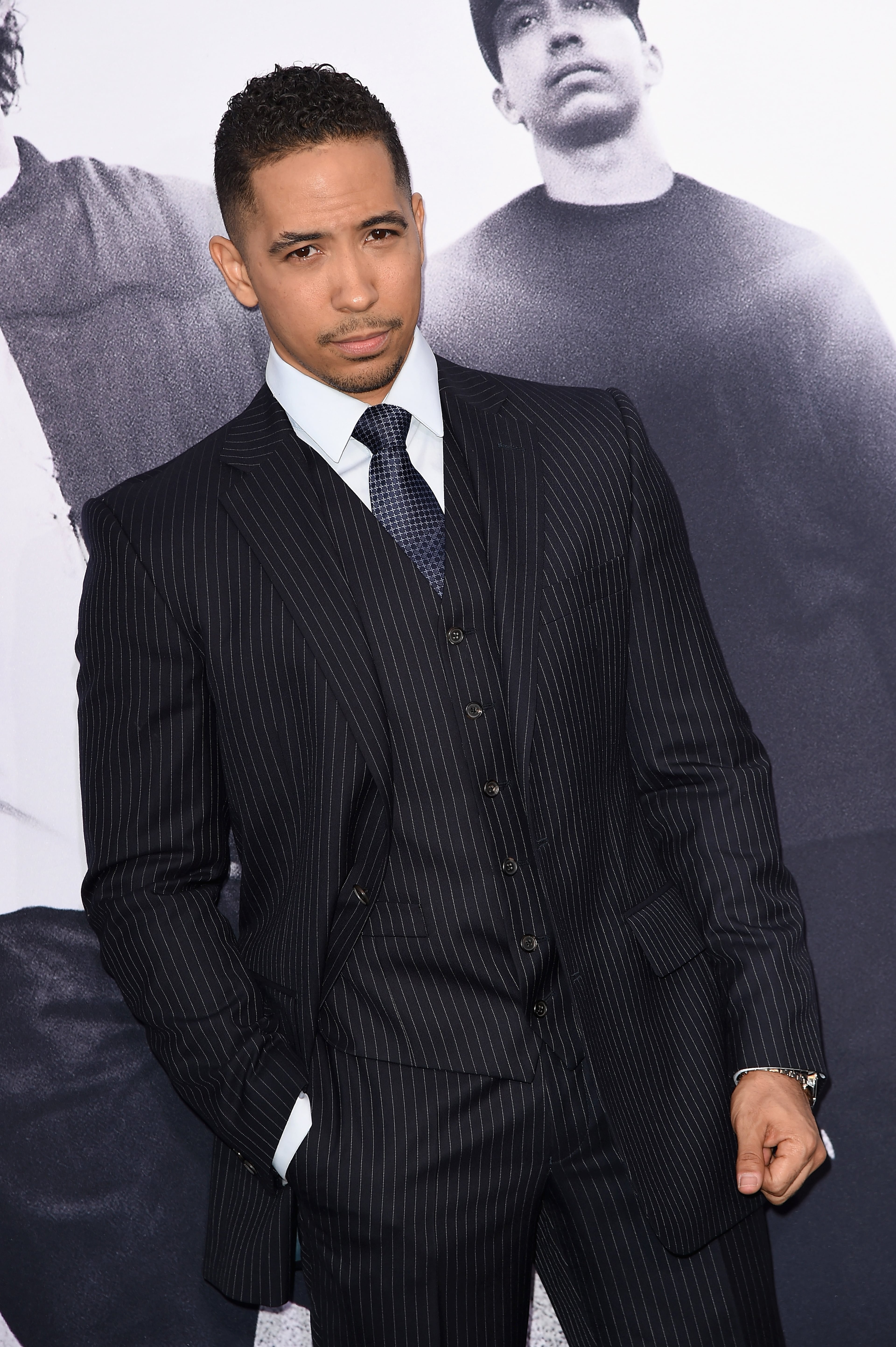 LOS ANGELES, CA - AUGUST 10: Actor Neil Brown Jr. attends the Universal Pictures and Legendary Pictures' premiere of "Straight Outta Compton" at Microsoft Theater on August 10, 2015 in Los Angeles, California. (Photo by Kevin Winter/Getty Images)