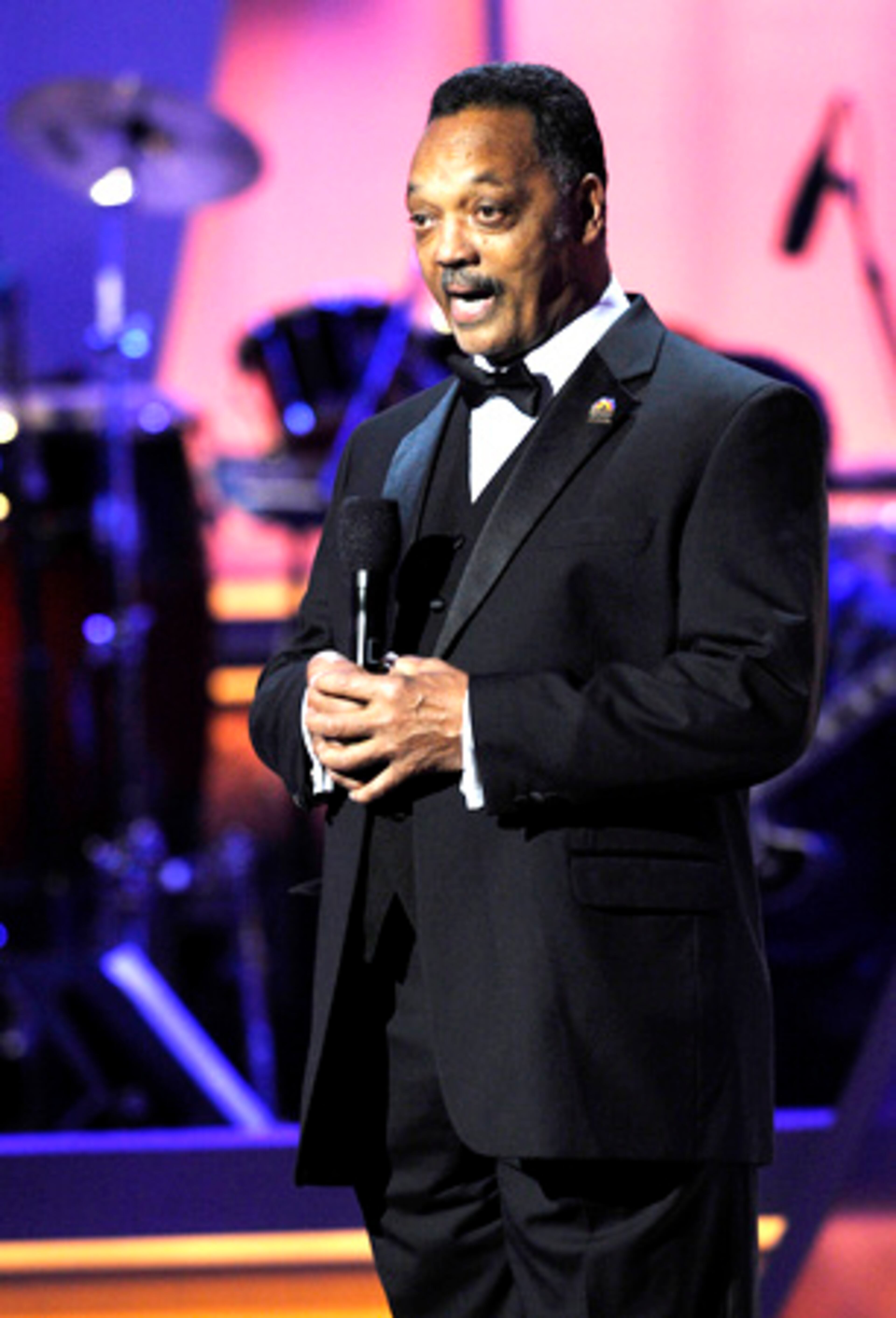 The Rev. Jesse Jackson addresses the audience at the event.