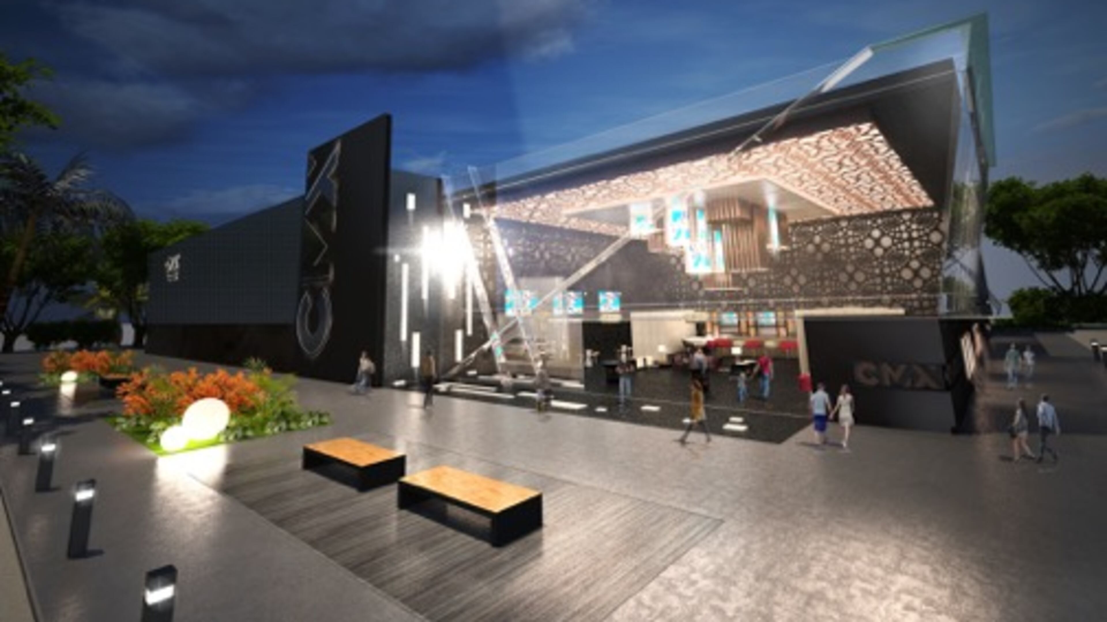 A rendering of CMX movie theater.(Courtesy of SPR Atlanta)