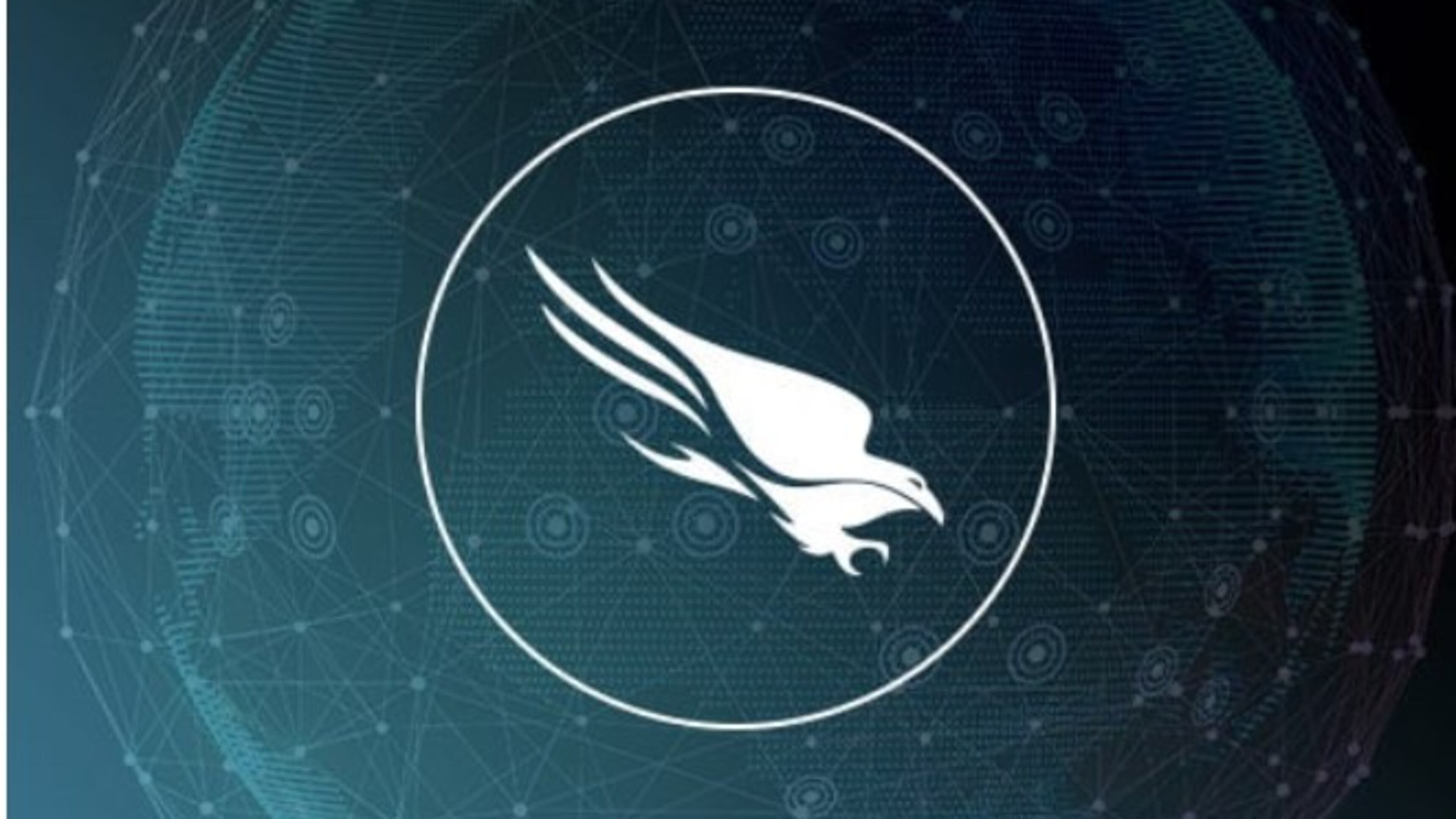 The logo of global cybersecurity firm CrowdStrike