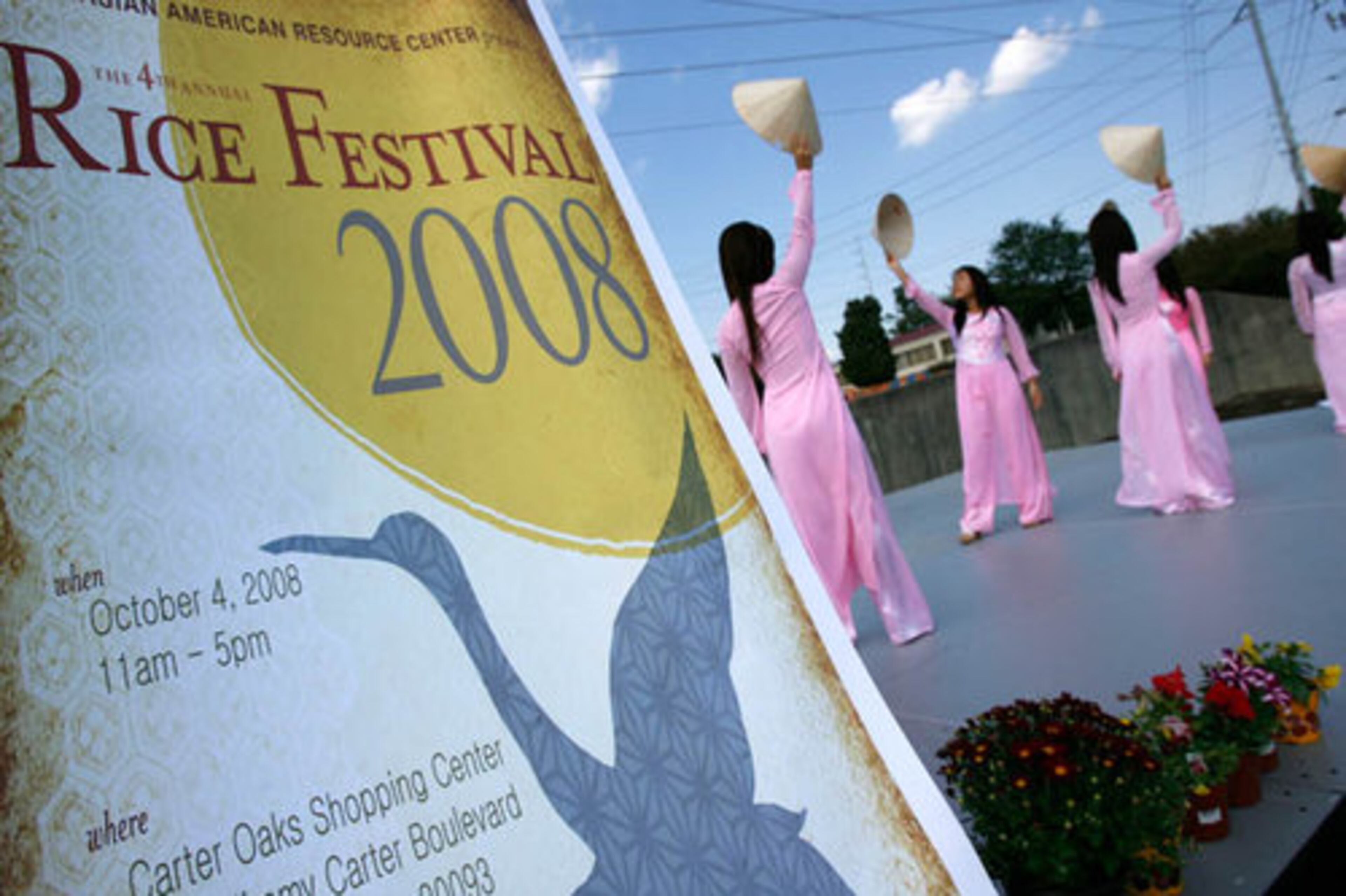 The Asian American Resource Center held the 4th Annual Rice Festival at the Carter Oaks Shopping Center in Norcross on Saturday.