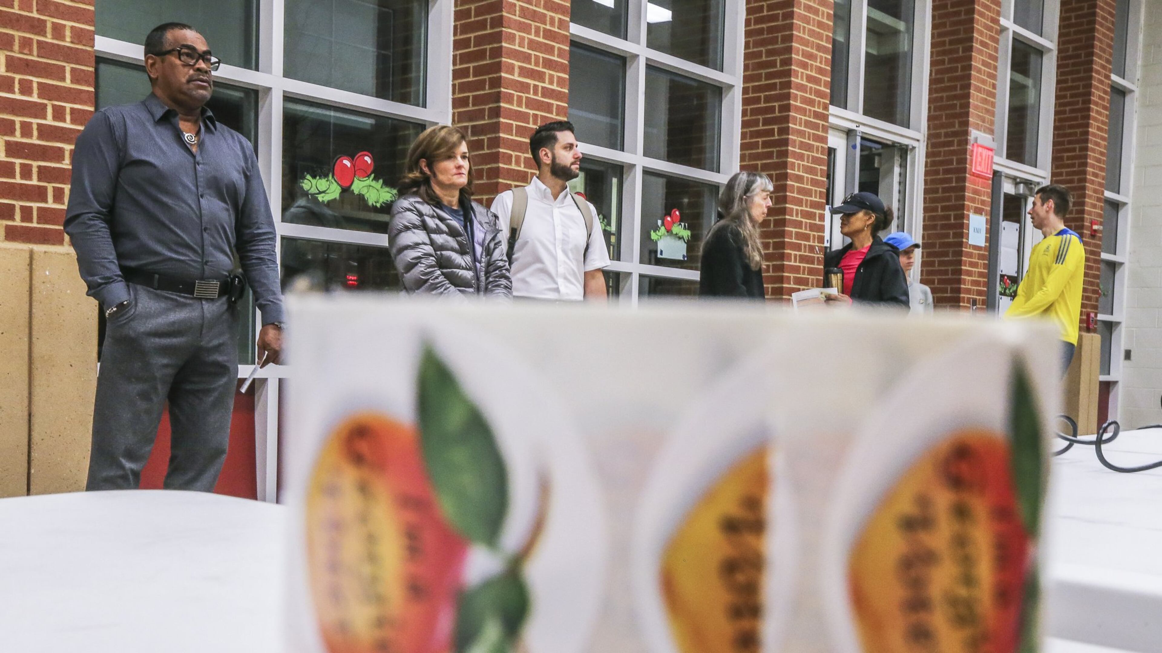 Voters headed to the polls at Henry W. Grady High School in Atlanta on Tuesday, Dec. 5, 2017, for the runoff for Atlanta mayor between Keisha Lance Bottoms and Mary Norwood. JOHN SPINK/JSPINK@AJC.COM