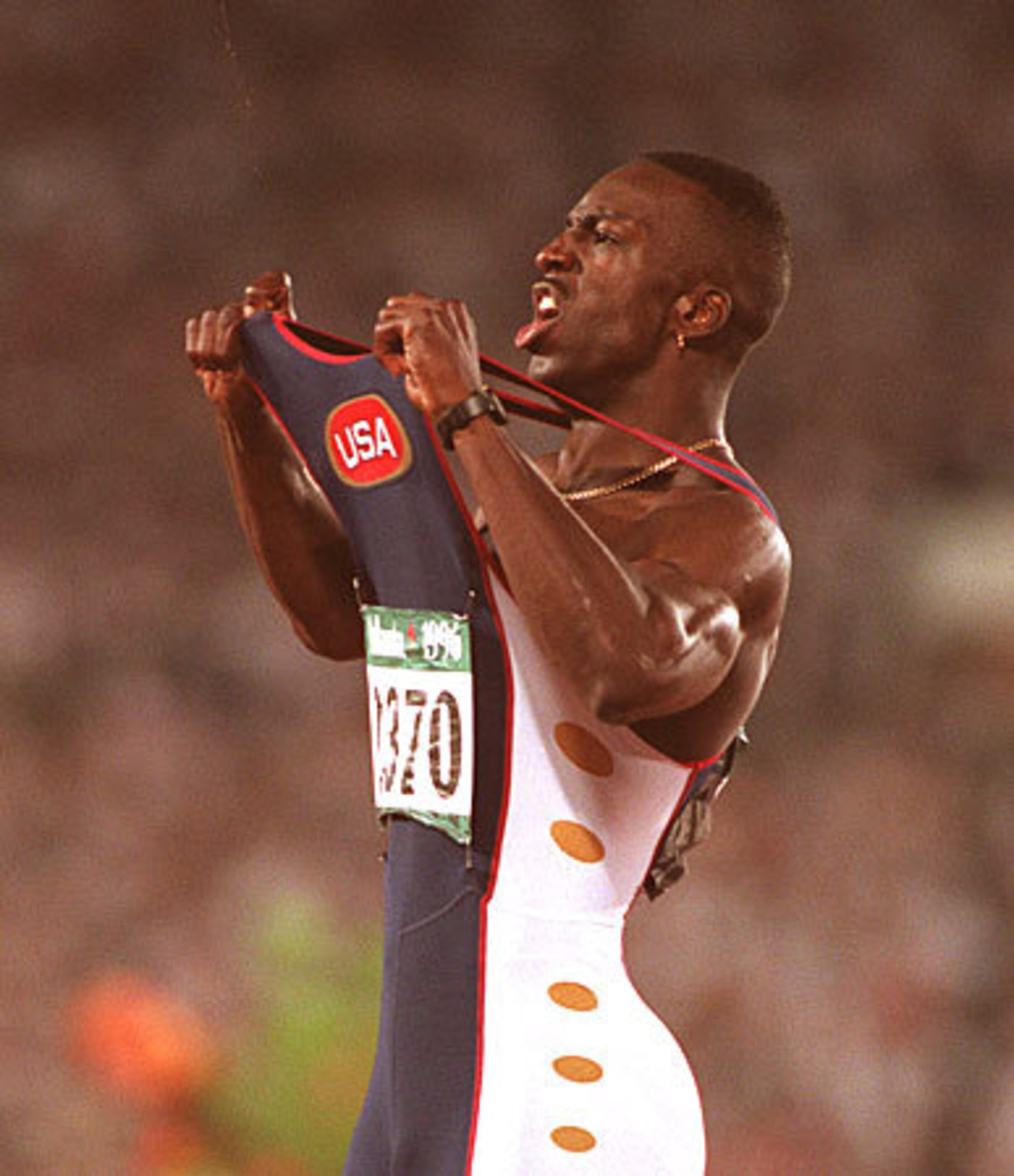 Michael Johnson: Olympic sprinter and star of the 1996 Olympics in Atlanta.