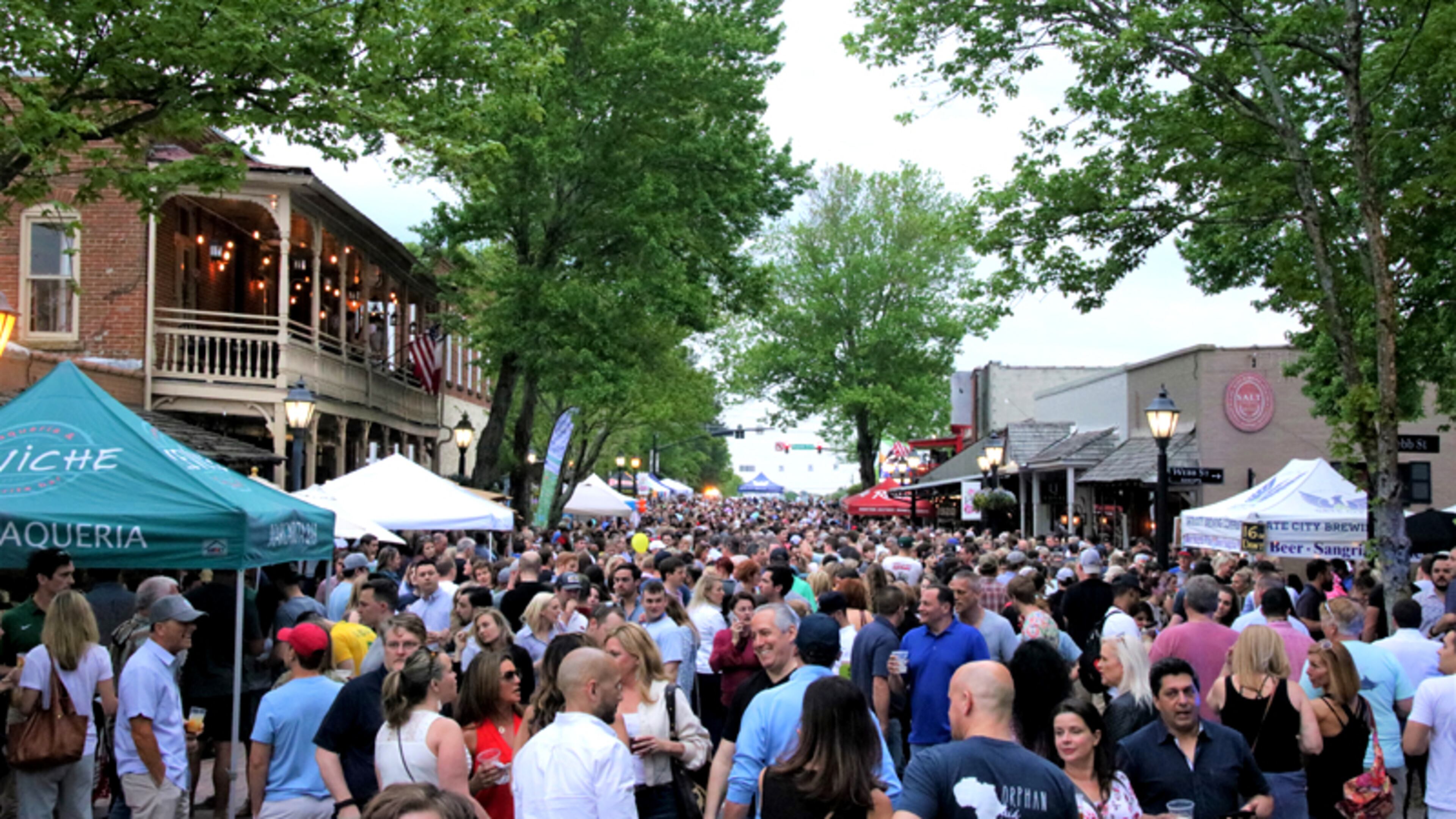 Business sponsorships are available for “Alive in Roswell,” the street festival held the third Thursday of the month from April through October. CITY OF ROSWELL