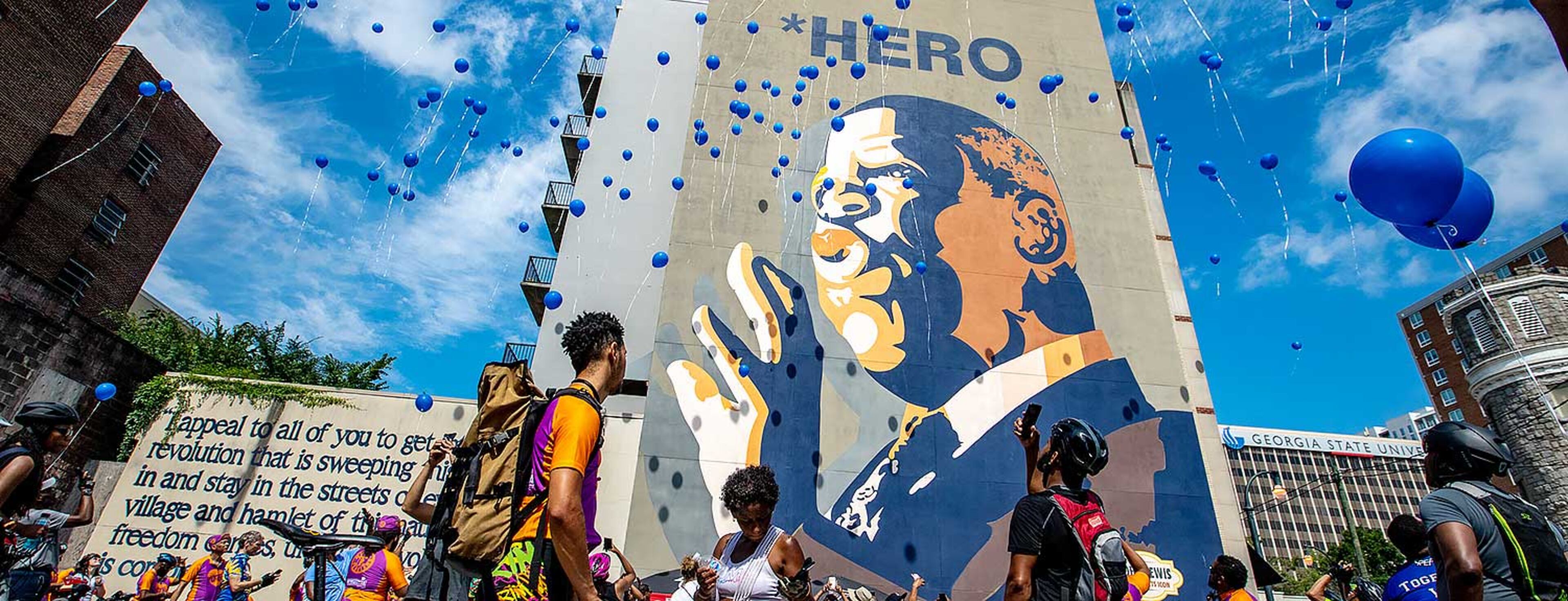 Atlanta's ties to the civil rights movement was considered one of its strengths in trying to land the 2024 Democratic National Convention. (Jenni Girtman/John R. Lewis Legacy Institute)