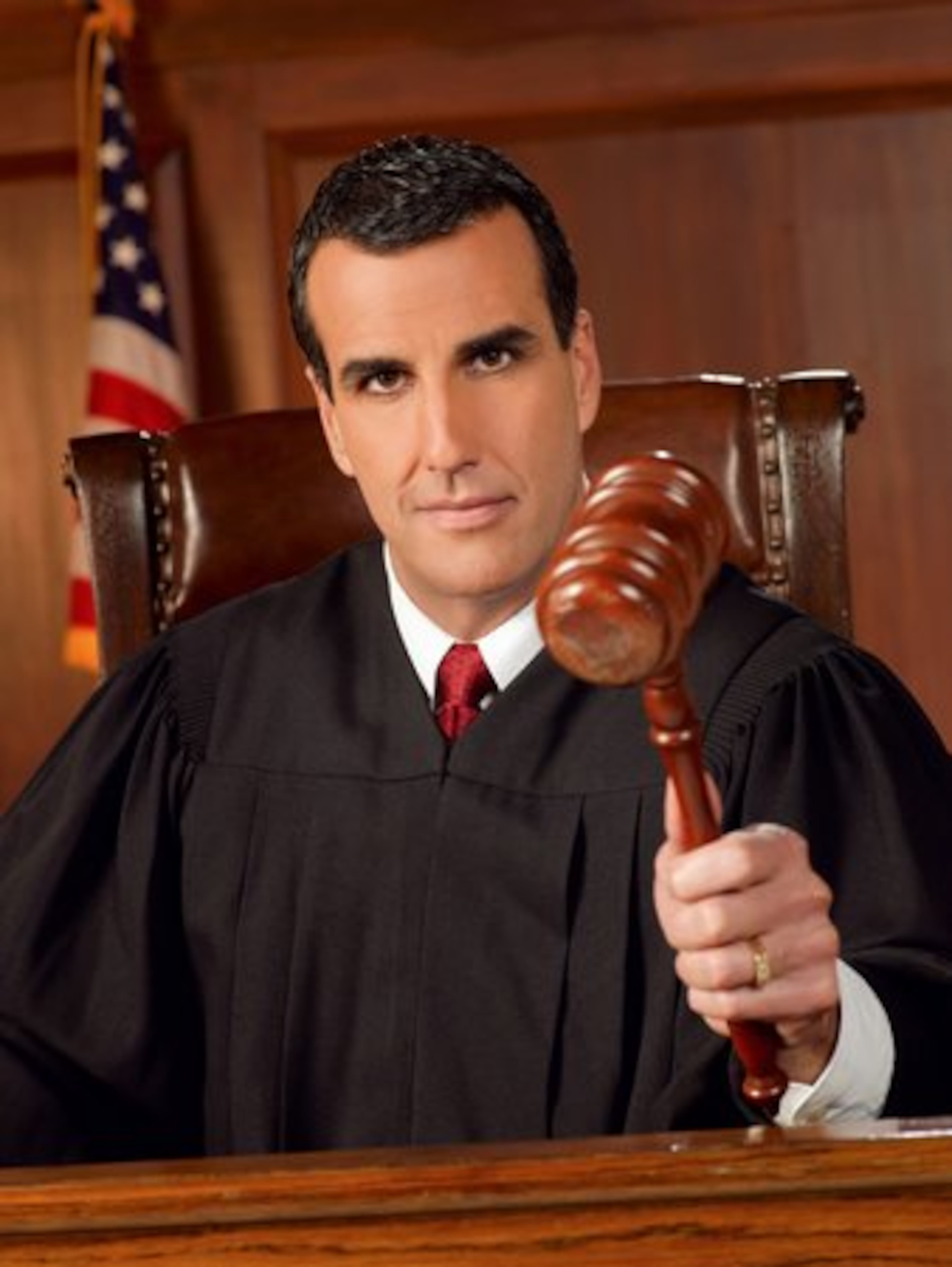 JUDGE ALEX FERRER: With his movie star looks, the judge presiding over "Judge Alex" often gets female litigants tripping over their words. But Ferrer isn't just a pretty face -- in addition to his work on his show, he was previously a police officer, lawyer and judge in Florida. He also runs marathons. Can we hate him now?