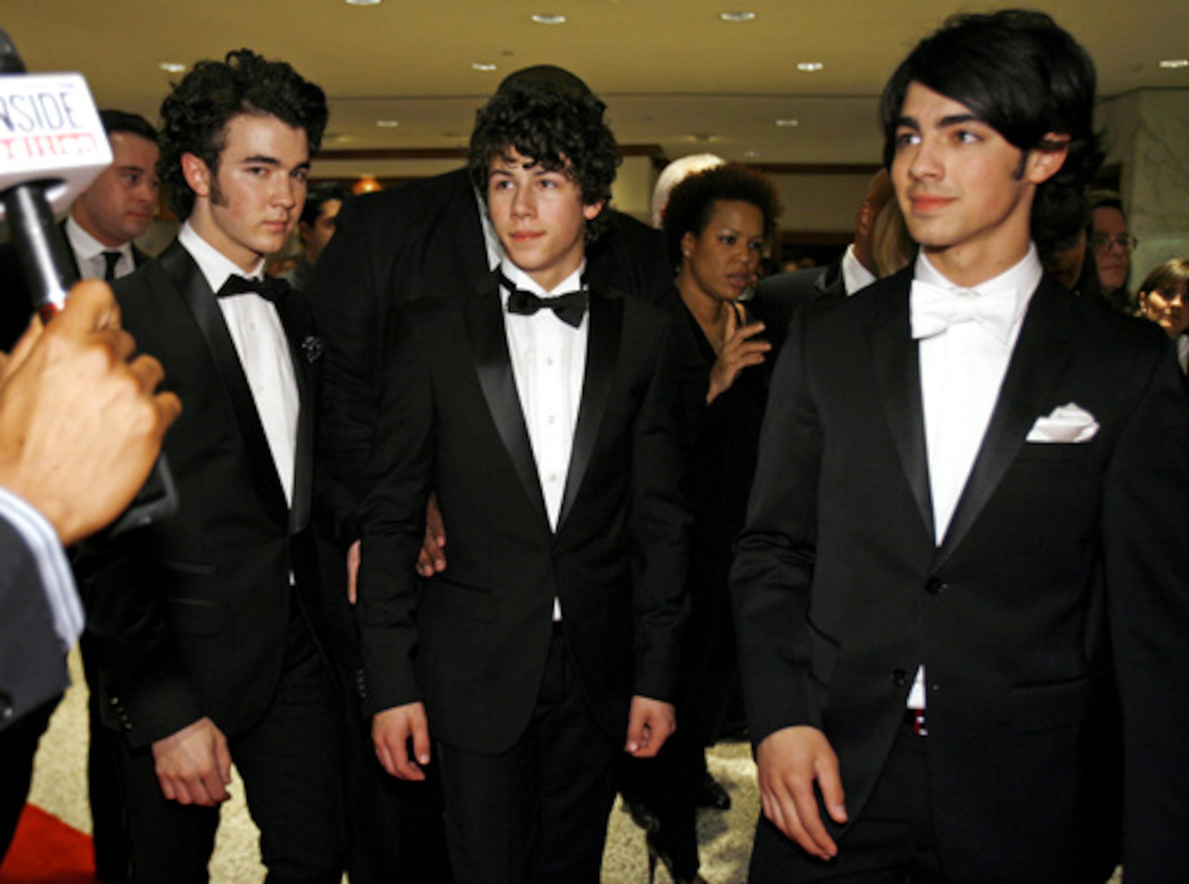 THE JONAS BROTHERS sang the national anthem at the White House Easter Egg roll, so at least they're sort of in tune with (no pun intended) political social events. (But are they voting age?)