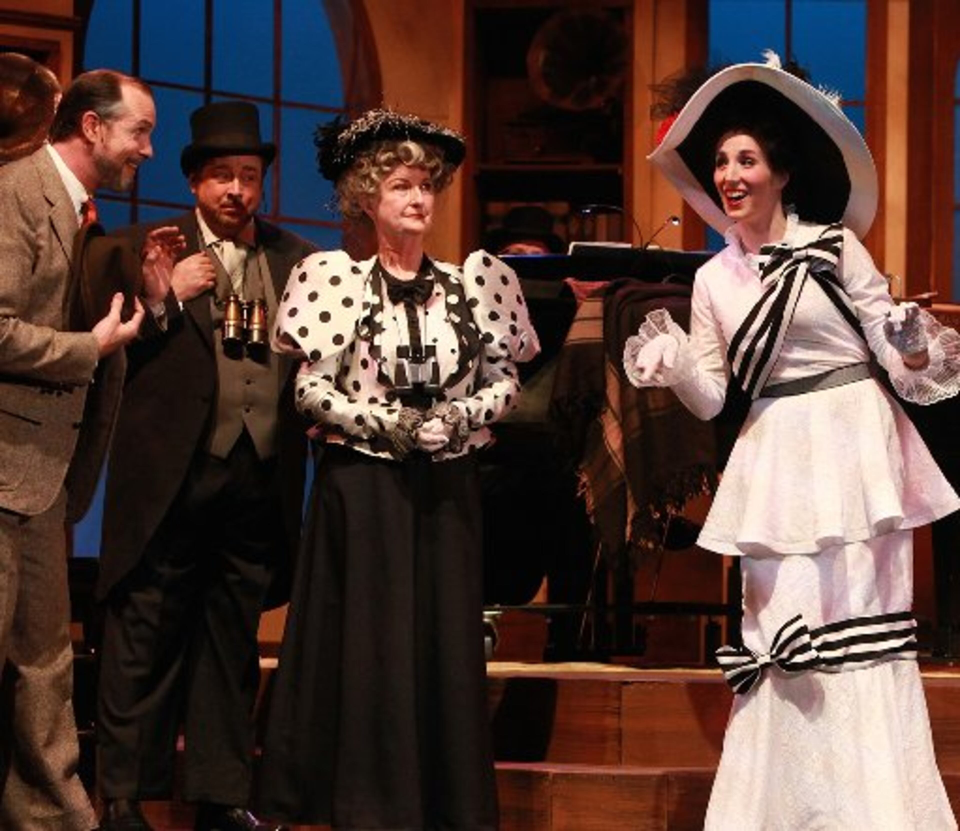 Georgia Ensemble Theatre's production of "My Fair Lady" starred Carey Curtis Smith (Henry Higgins), William S. Murphey (Colonel Pickering), Jackie Prucha (Mrs. Higgins) and Molly Coyne (Eliza Doolittle). CONTRIBUTED BY DAN CARMODY/STUDIO 7