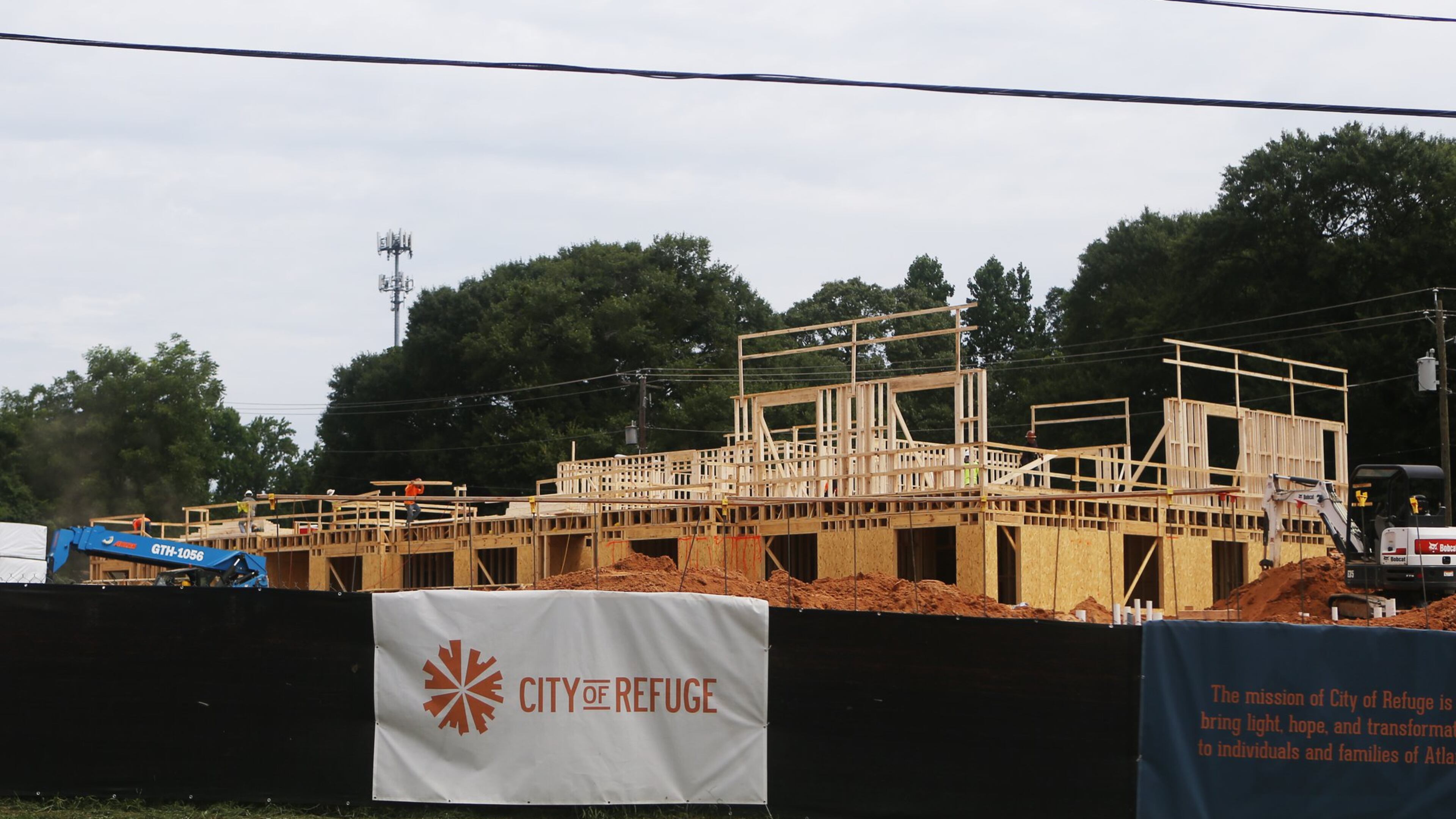 This 47-unit apartment complex, called The 1300, will contain 35 affordable housing units across the street from City of Refuge in Atlanta. Christina Matacotta/Christina.Matacotta@ajc.com