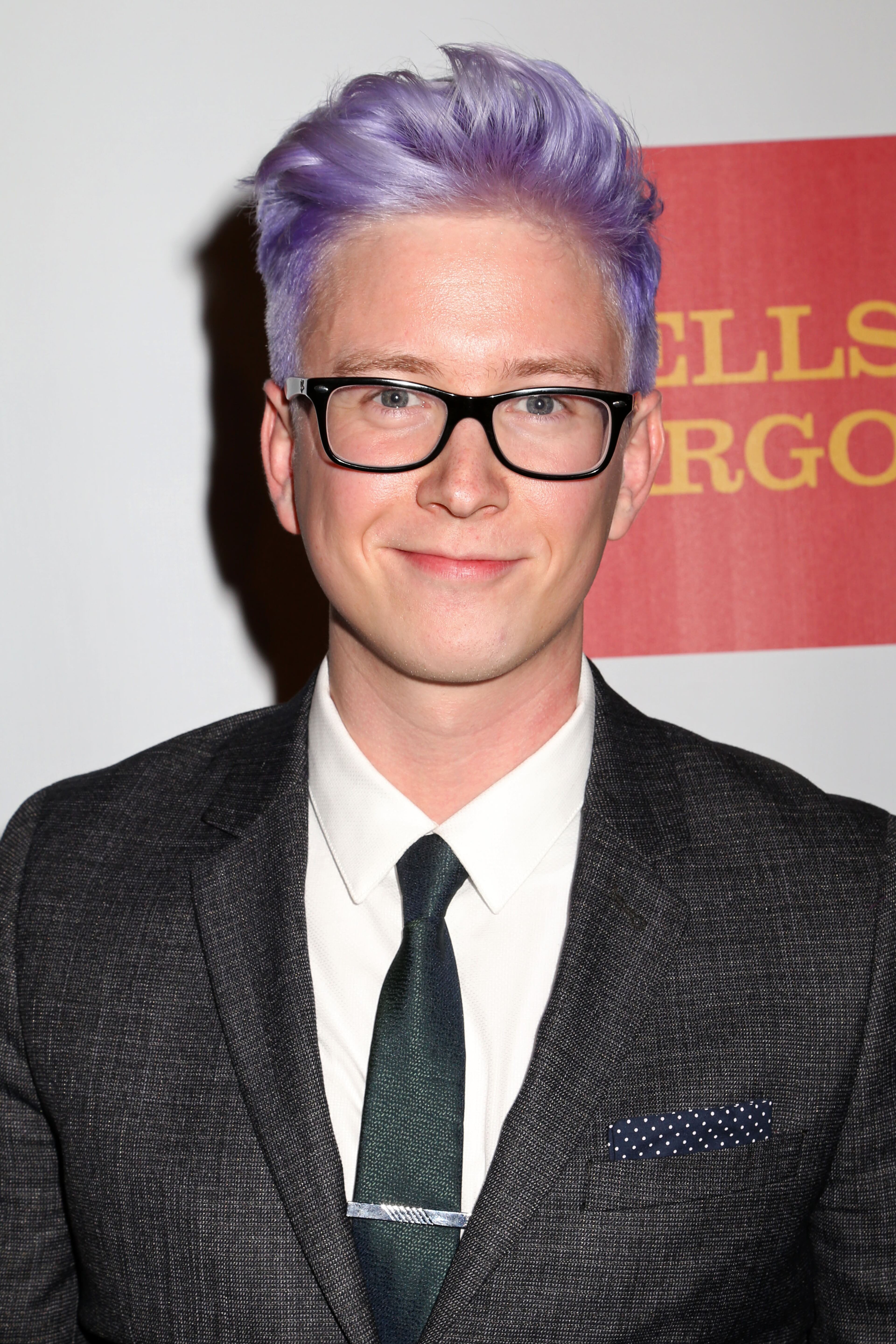 Tyler Oakley attends the TrevorLIVE Benefit at the Marriott Marquis on Monday, June 16, 2014, in New York. (Photo by Greg Allen/Invision/AP)