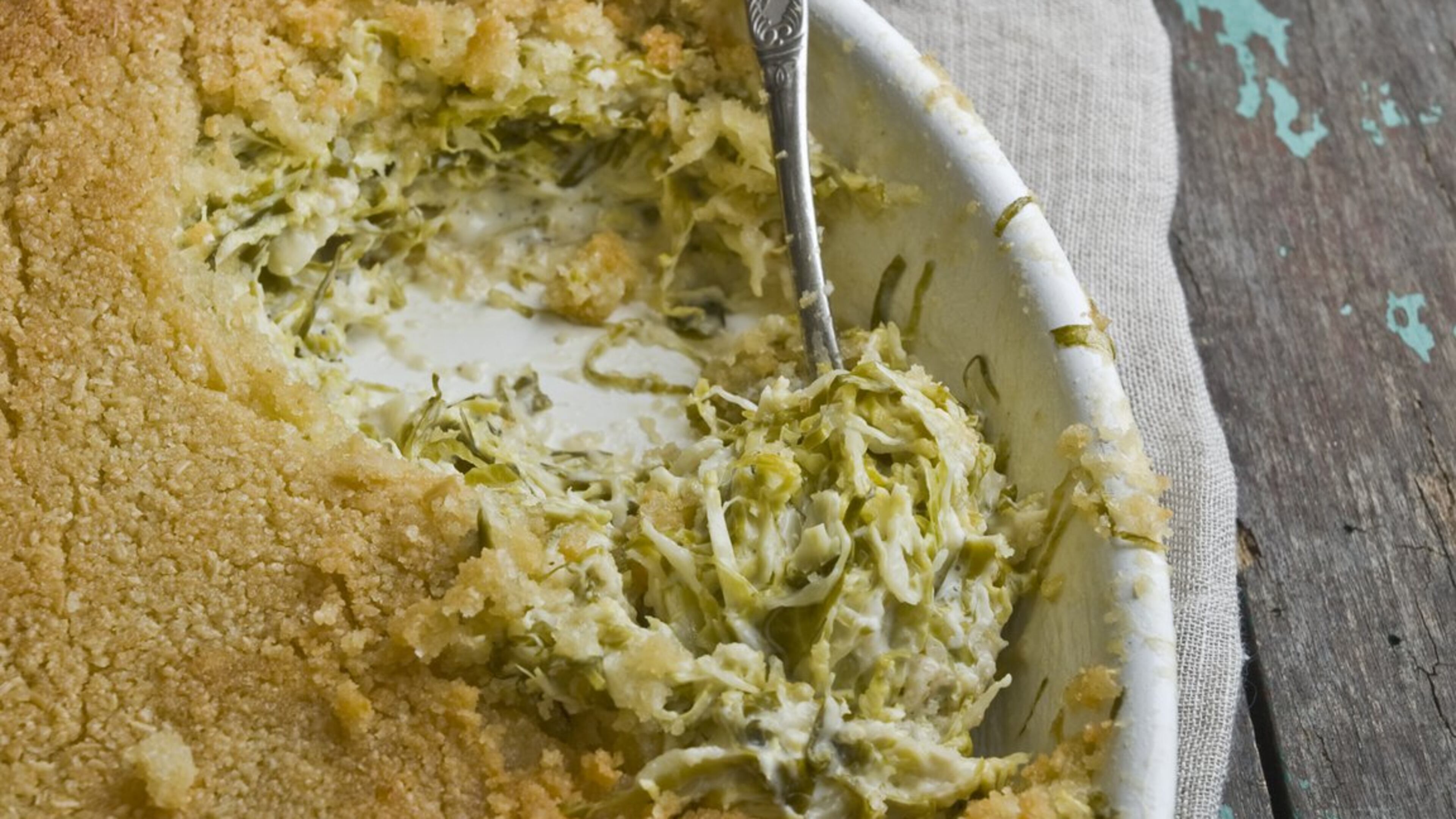 Brussels Sprouts Gratin: The recipe that converted Kevin Gillespie s mom from Brussels sprouts hater to Brussels sprouts lover. (Photo: Angie Mosier)