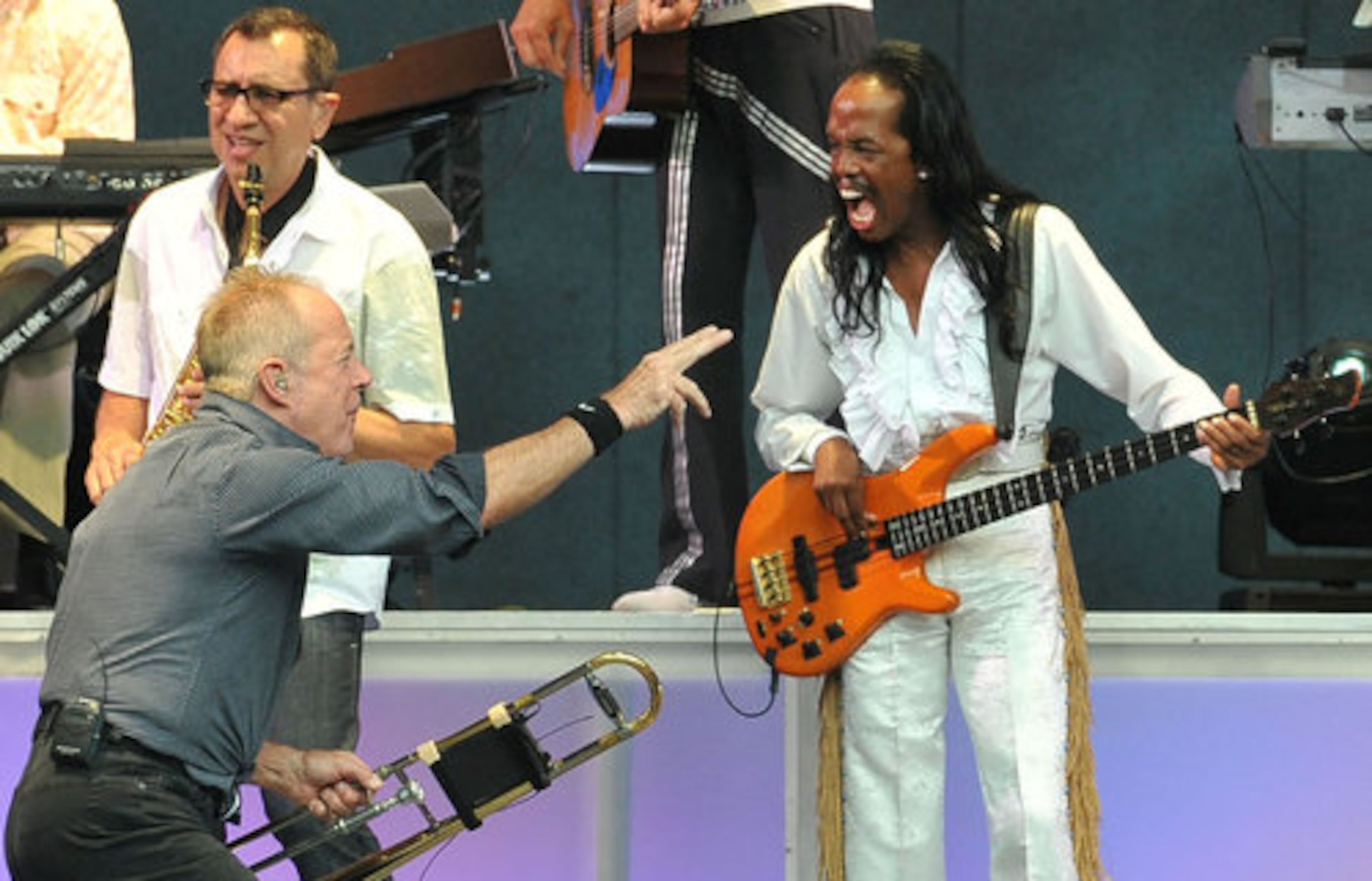 PANKOW AND White seem to get along famously onstage.