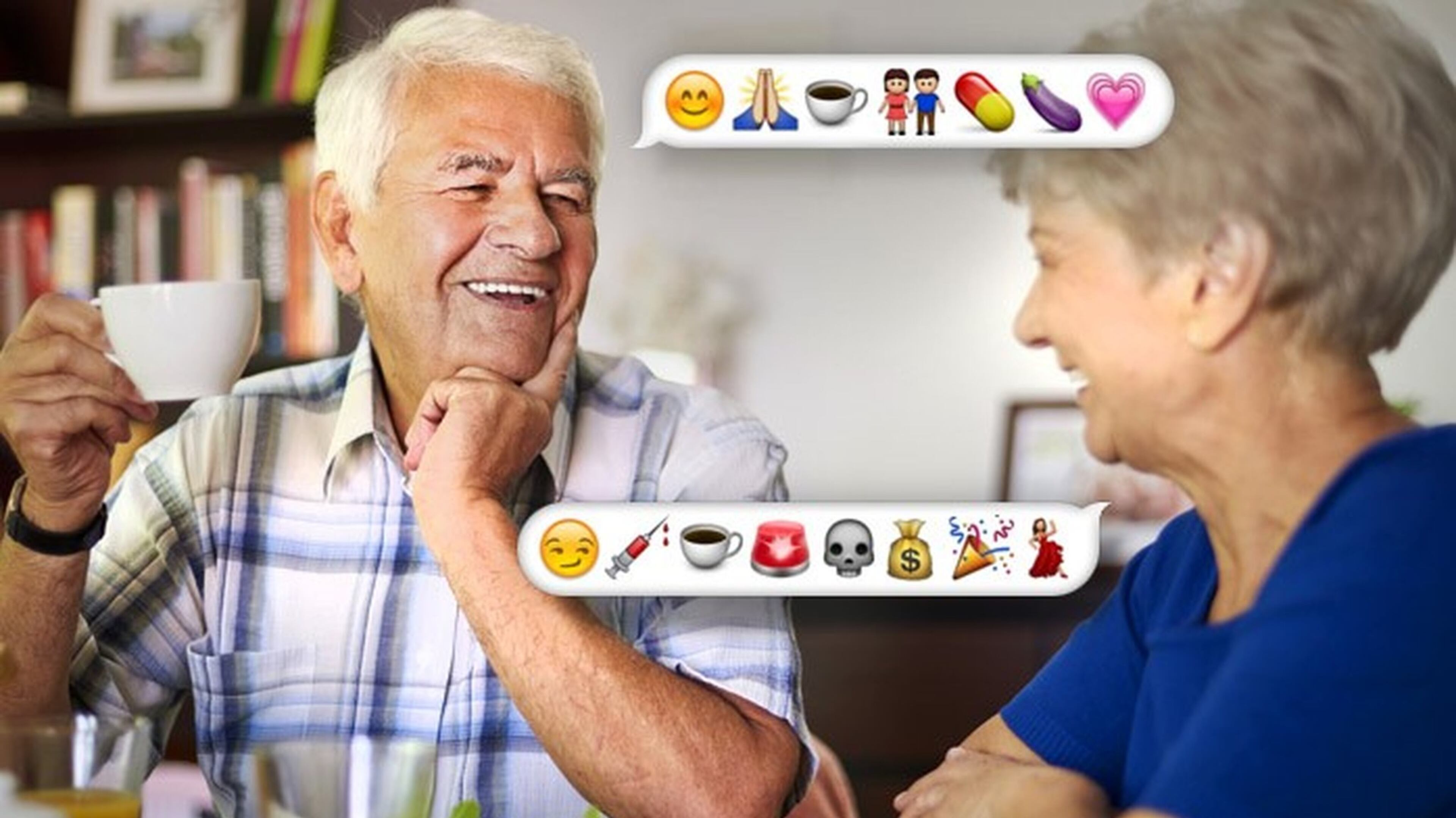 A couple speaks in the new universal language of emojis. CONTRIBUTED PHOTO