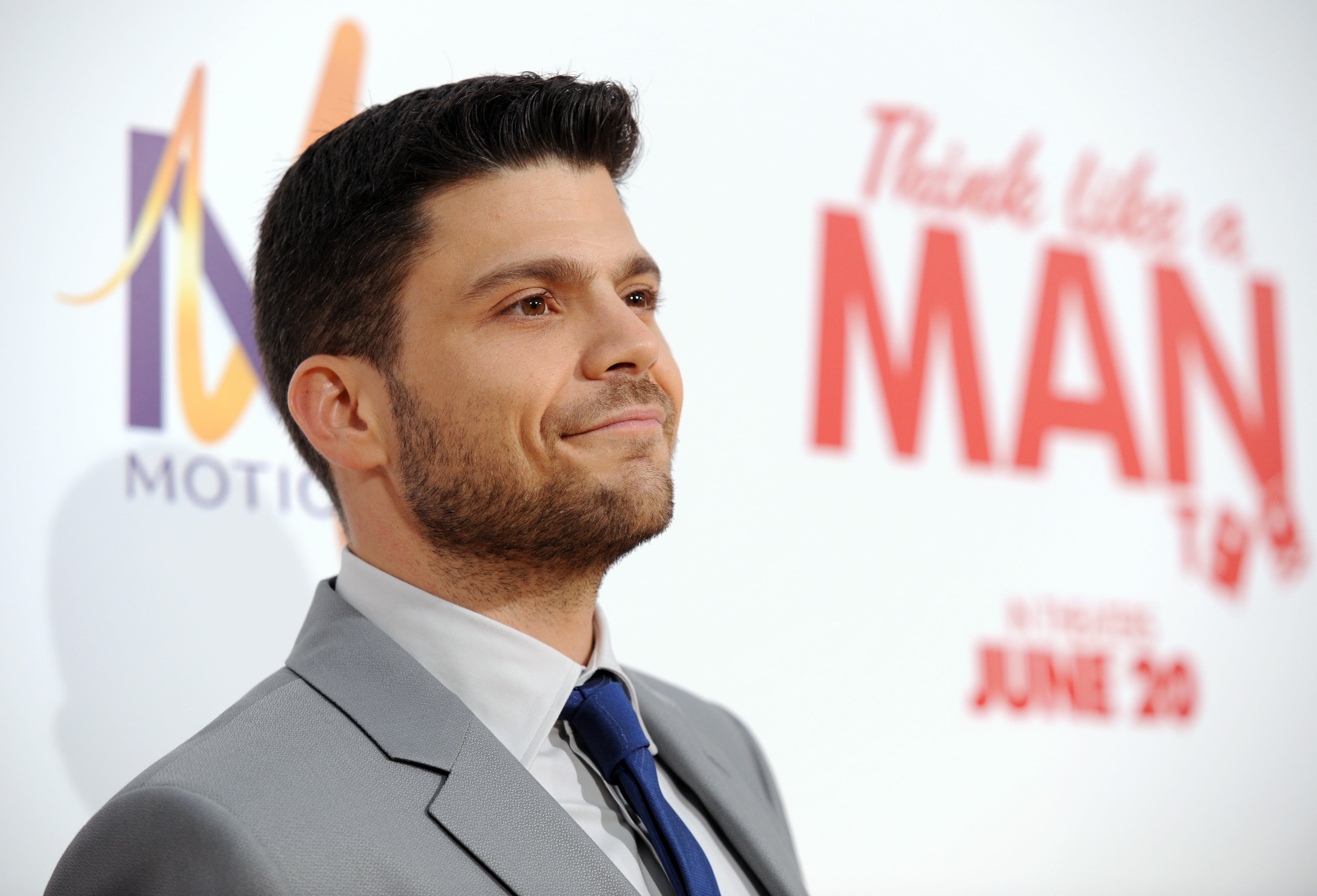 Jerry Ferrara, a cast member in "Think Like A Man Too," poses at the premiere of the film on Monday, June 9, 2014, in Los Angeles. (Photo by Chris Pizzello/Invision/AP)