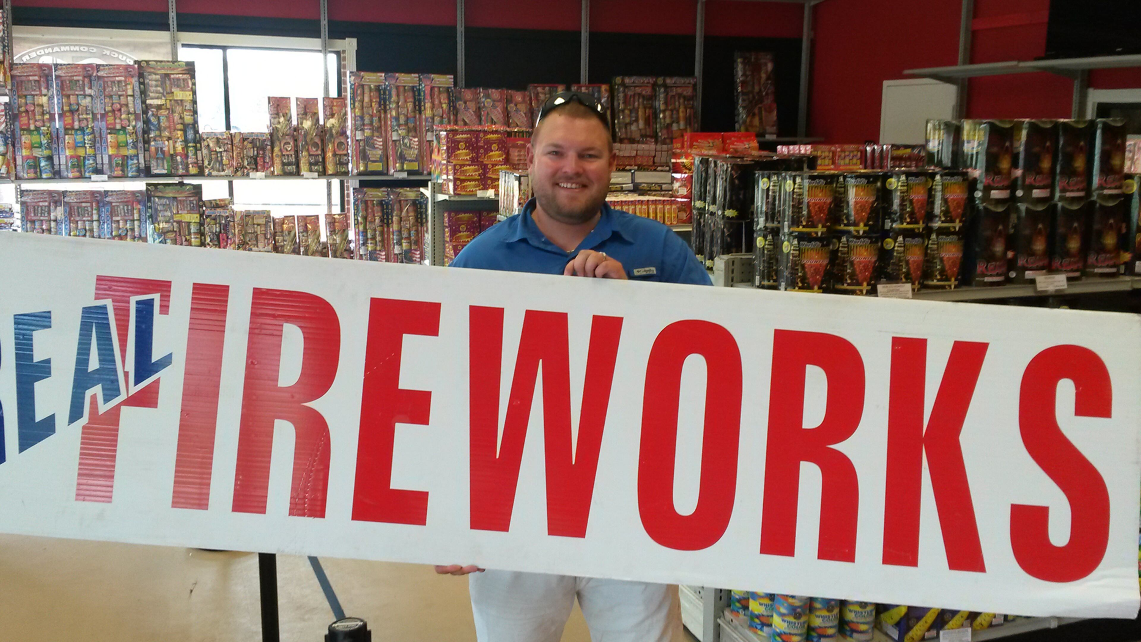 Shane Kent of St. Augustine, Fla., is opening two Extreme Fireworks shops in metro Atlanta, one of them off Kimball Bridge Road in Alpharetta. He and his family have more than 30 fireworks locations in Florida, but recently moved into Georgia as the state allowed sales of aerial fireworks.