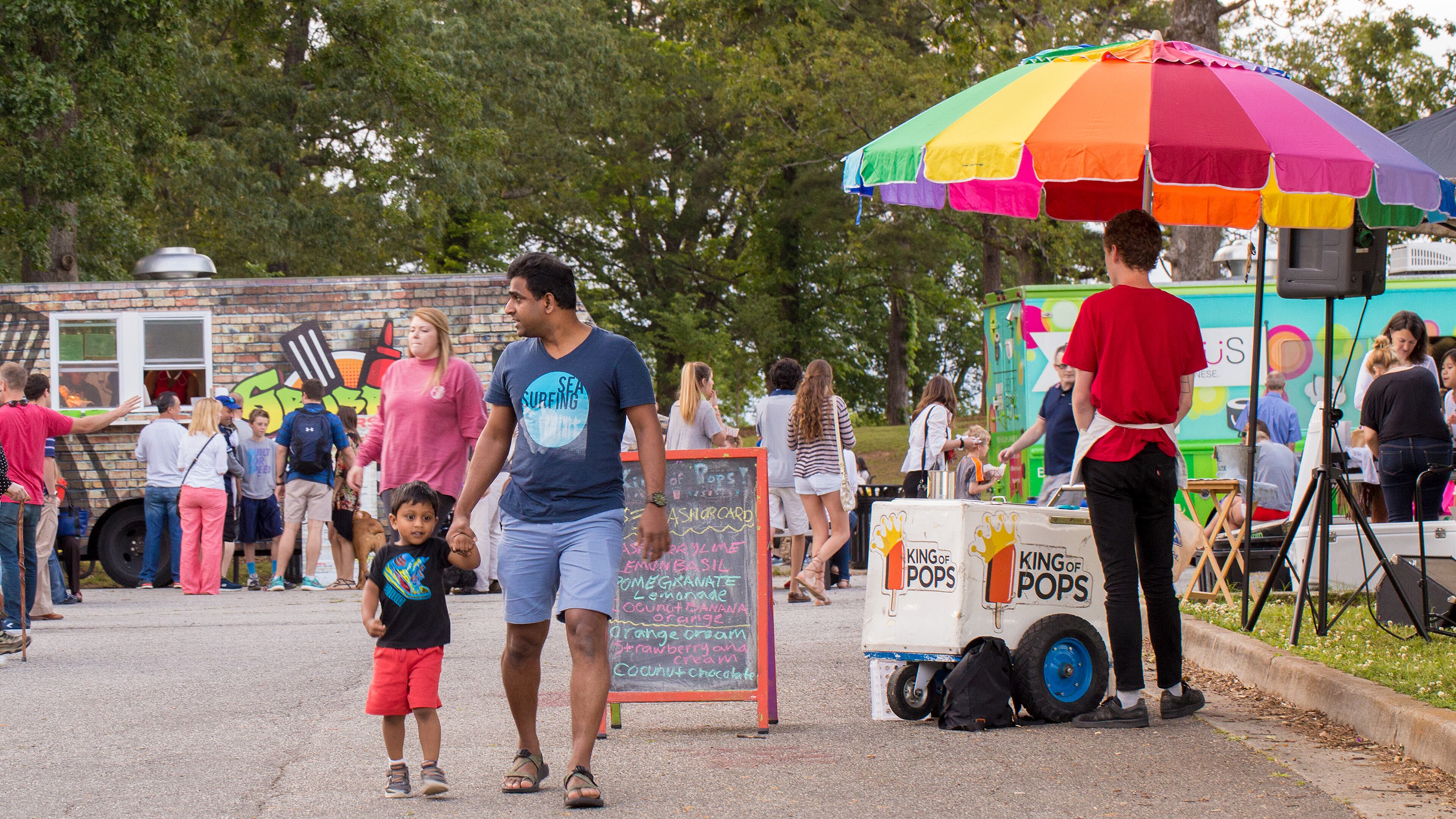 Brookhaven Food Truck Nights are held at Blackburn Park every Wednesday from 6 to 9 p.m.
