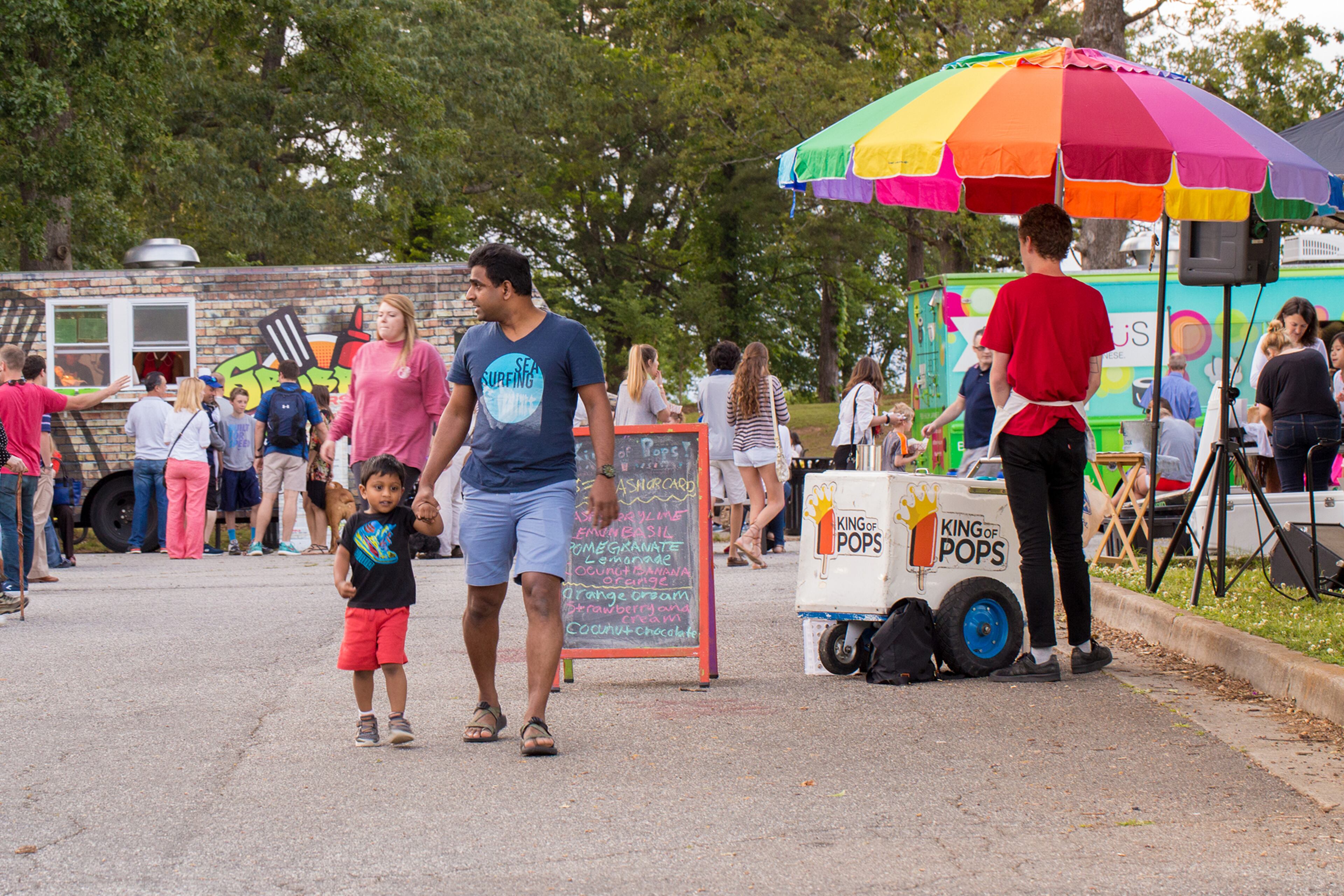 Brookhaven Food Truck Nights are held at Blackburn Park every Wednesday from 5 to 9 p.m. until late October. Dozens of food options, live music and a family friendly environment keeps the park busy until dark.