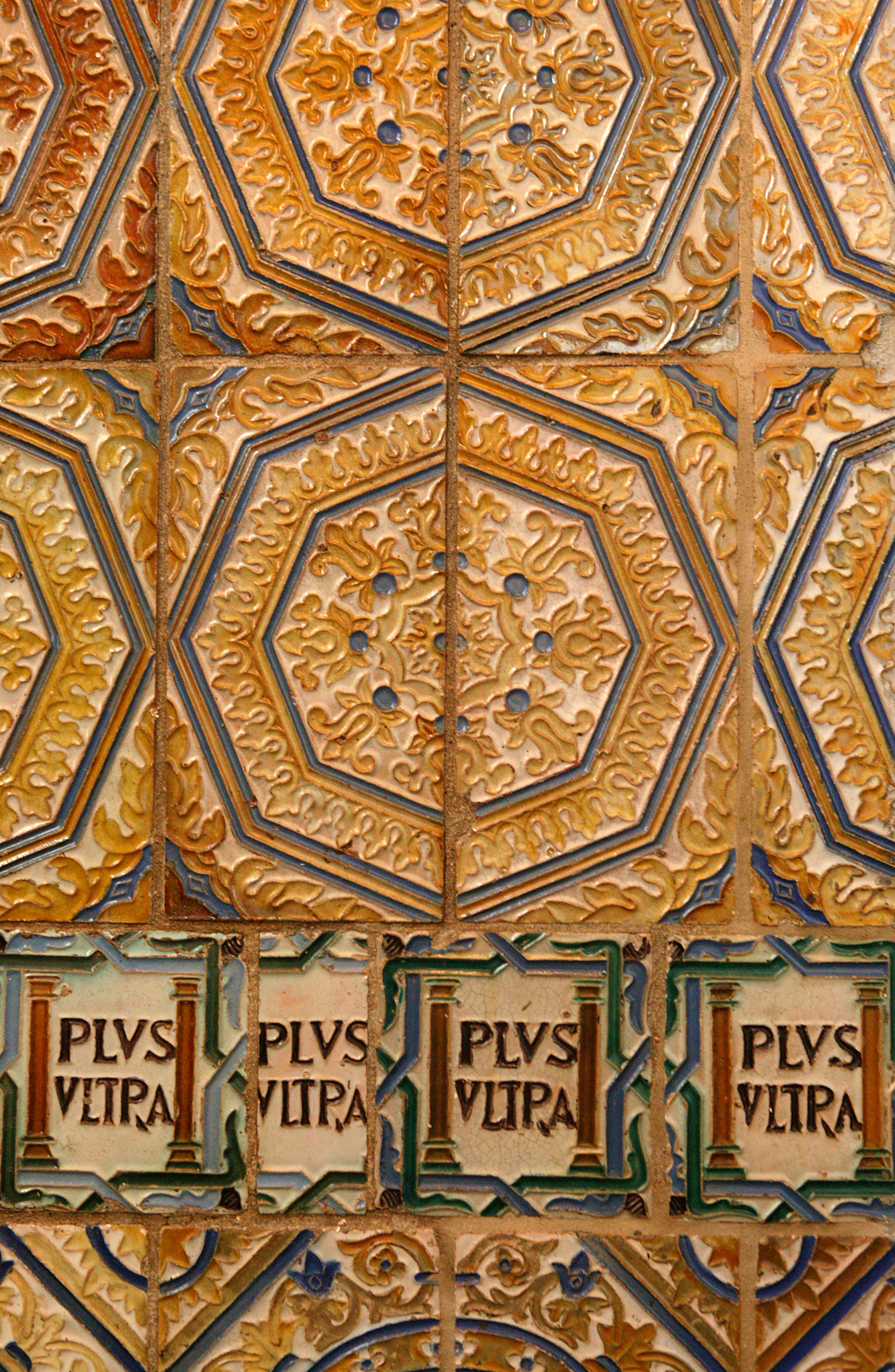 Tile seen in several areas of Mar-a-Lago (2005). Damon Higgins/The Palm Beach Post