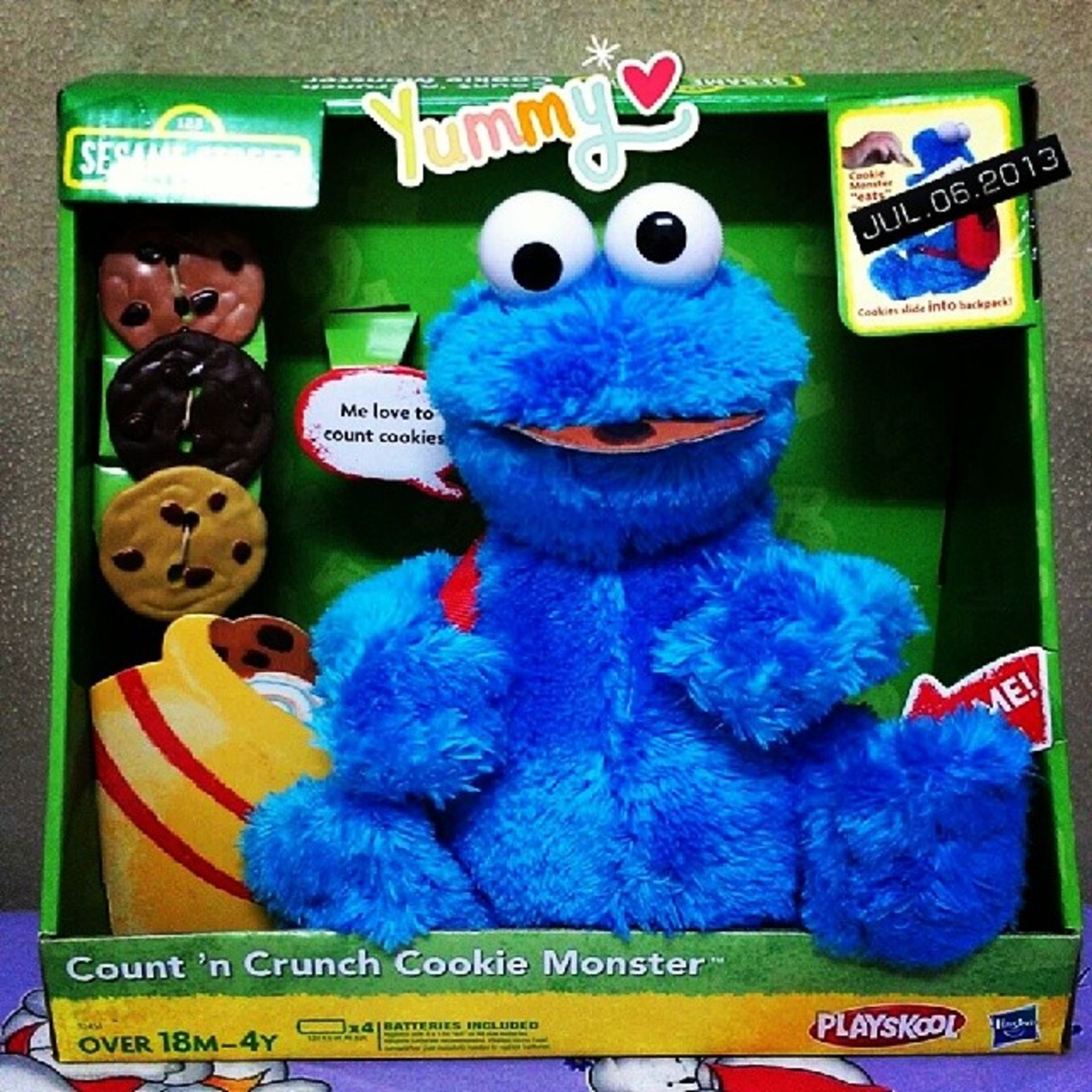 rejected by my 3years old niece, she seemed pretty afraid this kind of hairy and moving doll, Christmas present rejected! :( #badgift #ReplaceMyGift -- @acceber289