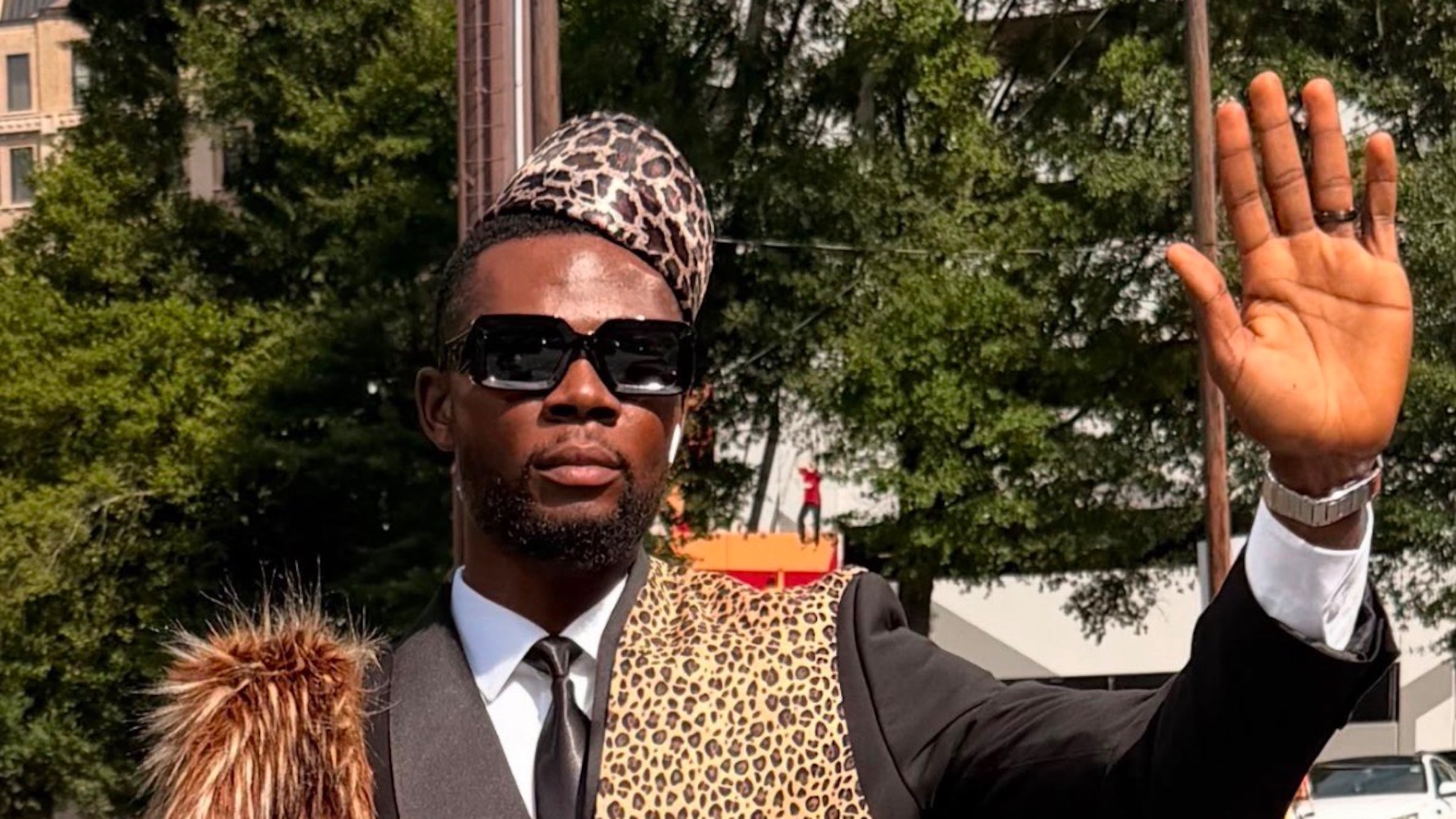 Atlanta resident Enock Kabwende is a fan of the Congo soccer team, which will take on England in a World Cup round of 32 match Wednesday at Atlanta Stadium. (Courtesy of Enock Kabwende)