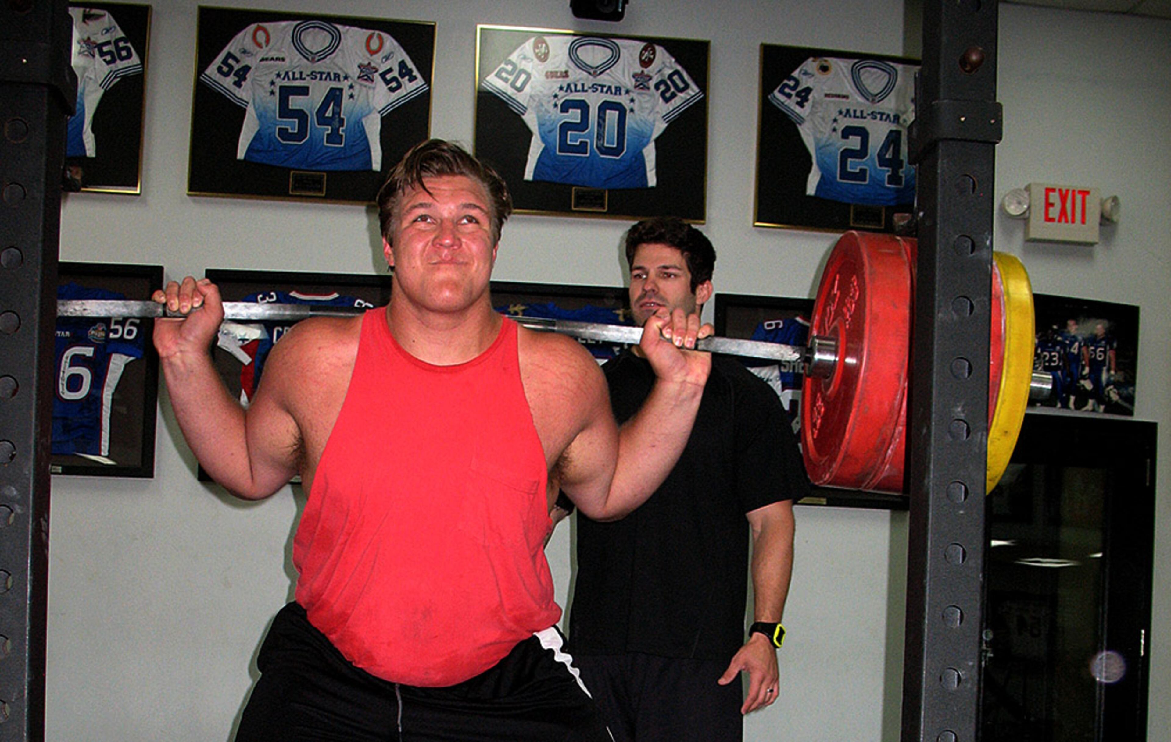 Turns out that Zach Smith's father, Chip Smith, had trained Sam Madden's trainer in New Jersey, Dave Klemic, many years ago. Madden learned of this from John Loudermilk, an assistant football coach at Mill Creek High School, who he happened to run into while making a training run. (AJC/Chip Towers)