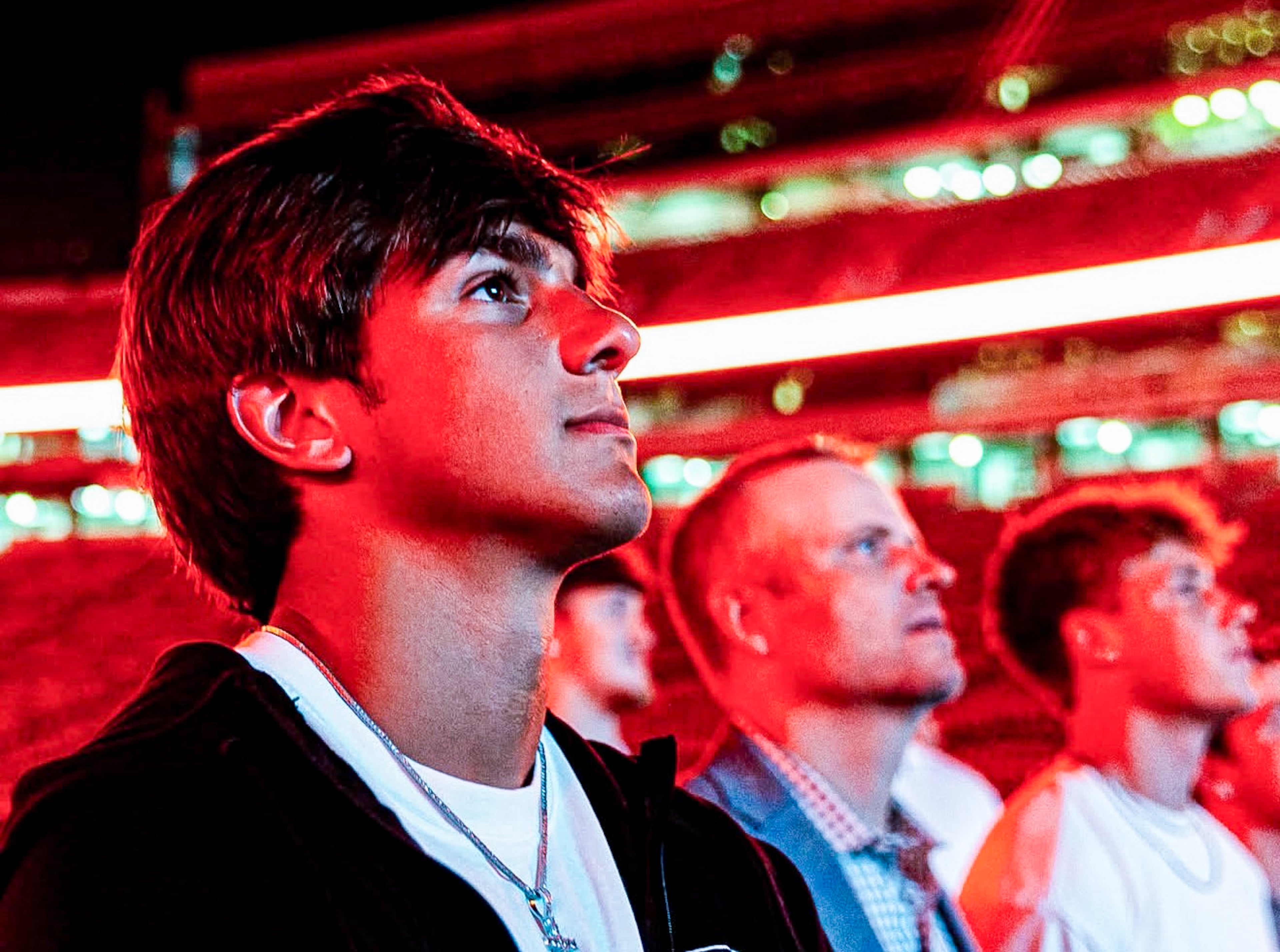 Colton Nussmeier (left) committed to the University of Georgia in June. (Courtesy)