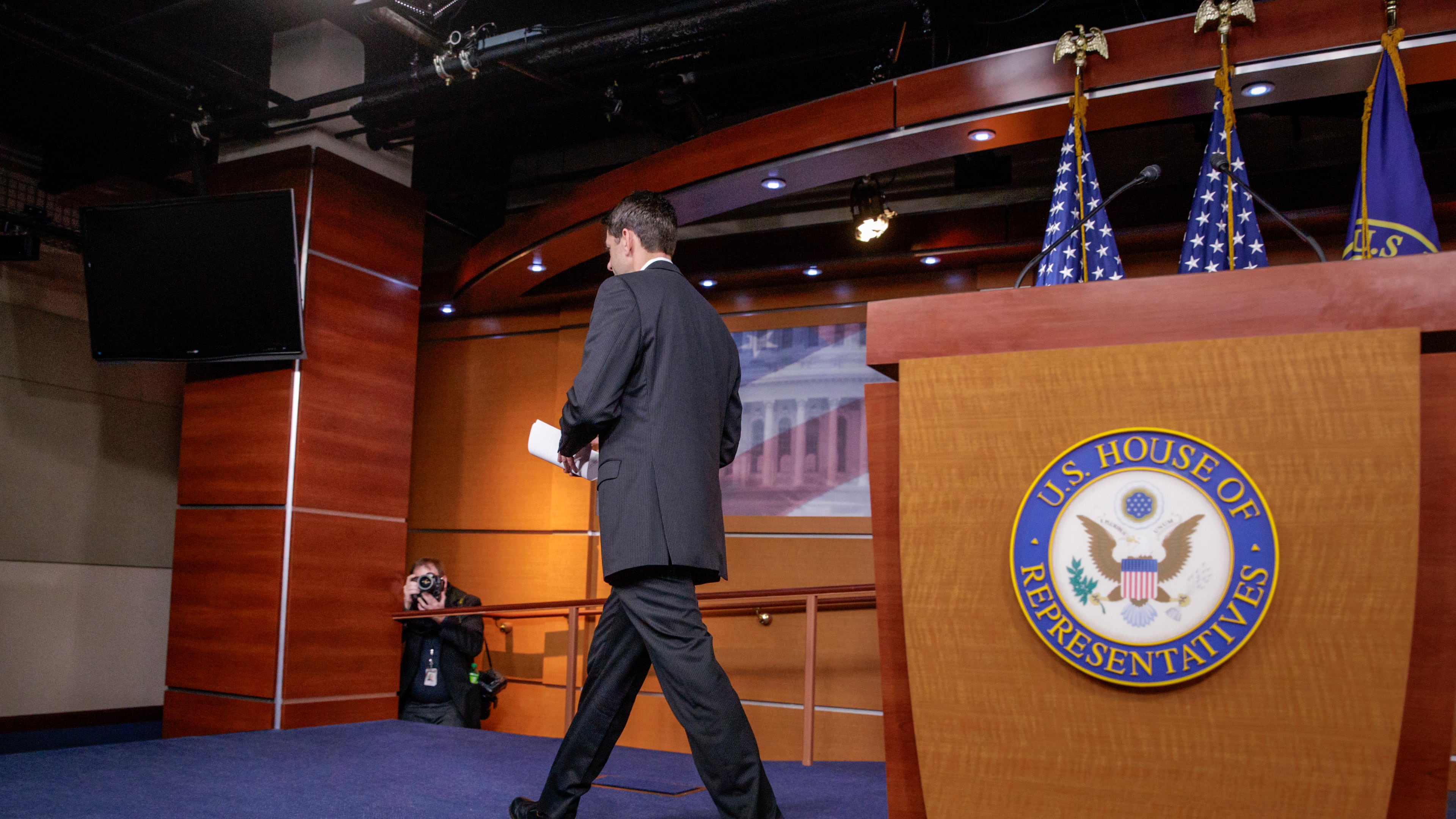 House Speaker Paul Ryan on March 24, 2017. (AP Photo/J. Scott Applewhite)
