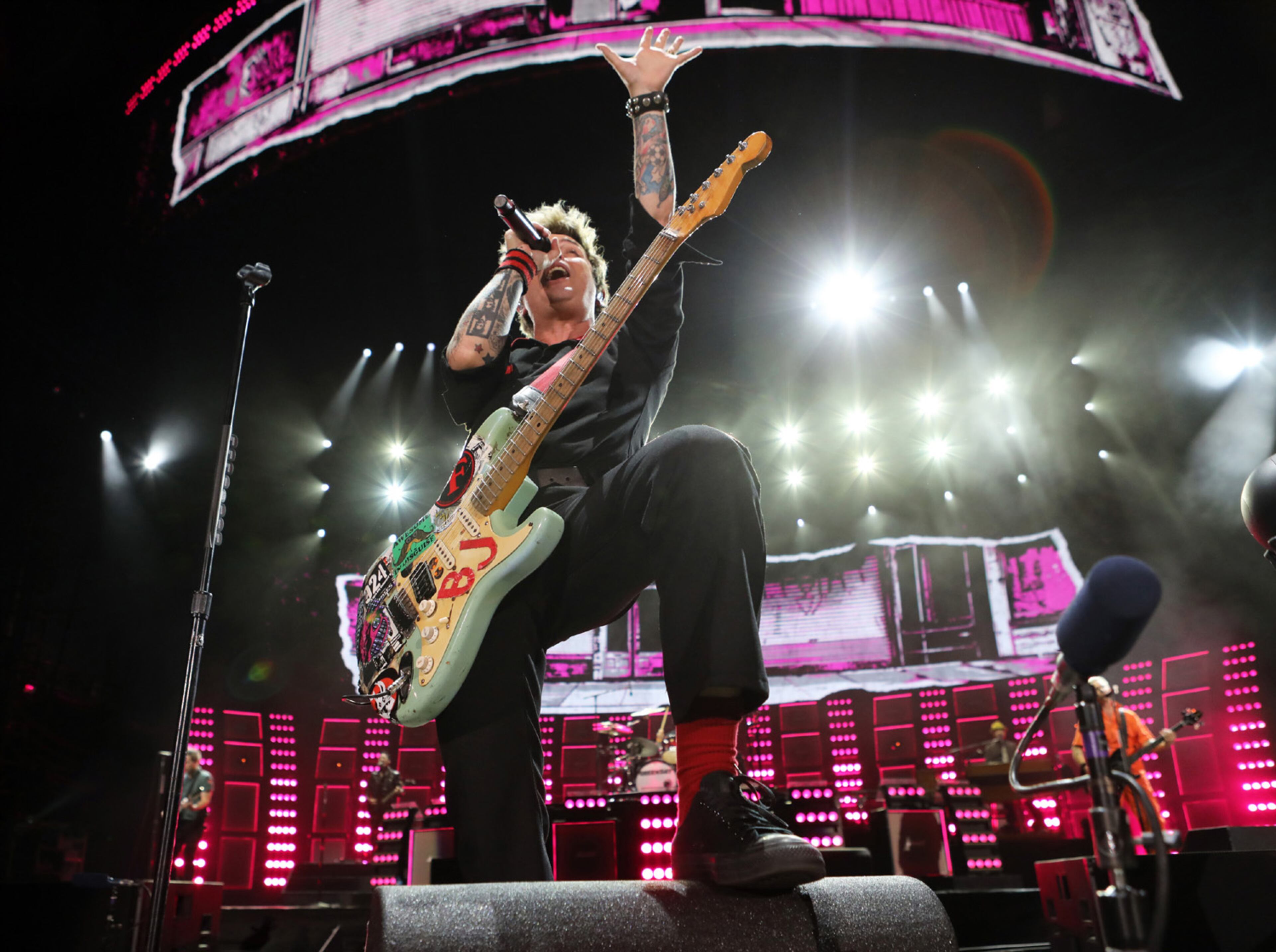 Green Day brought their Saviors Tour to Truist Park on Wednesday, August 28, 2024. Opening acts were Smashing Pumpkins, Rancid, The Linda Lindas and Paradox..
Robb Cohen for the Atlanta Journal-Constitution