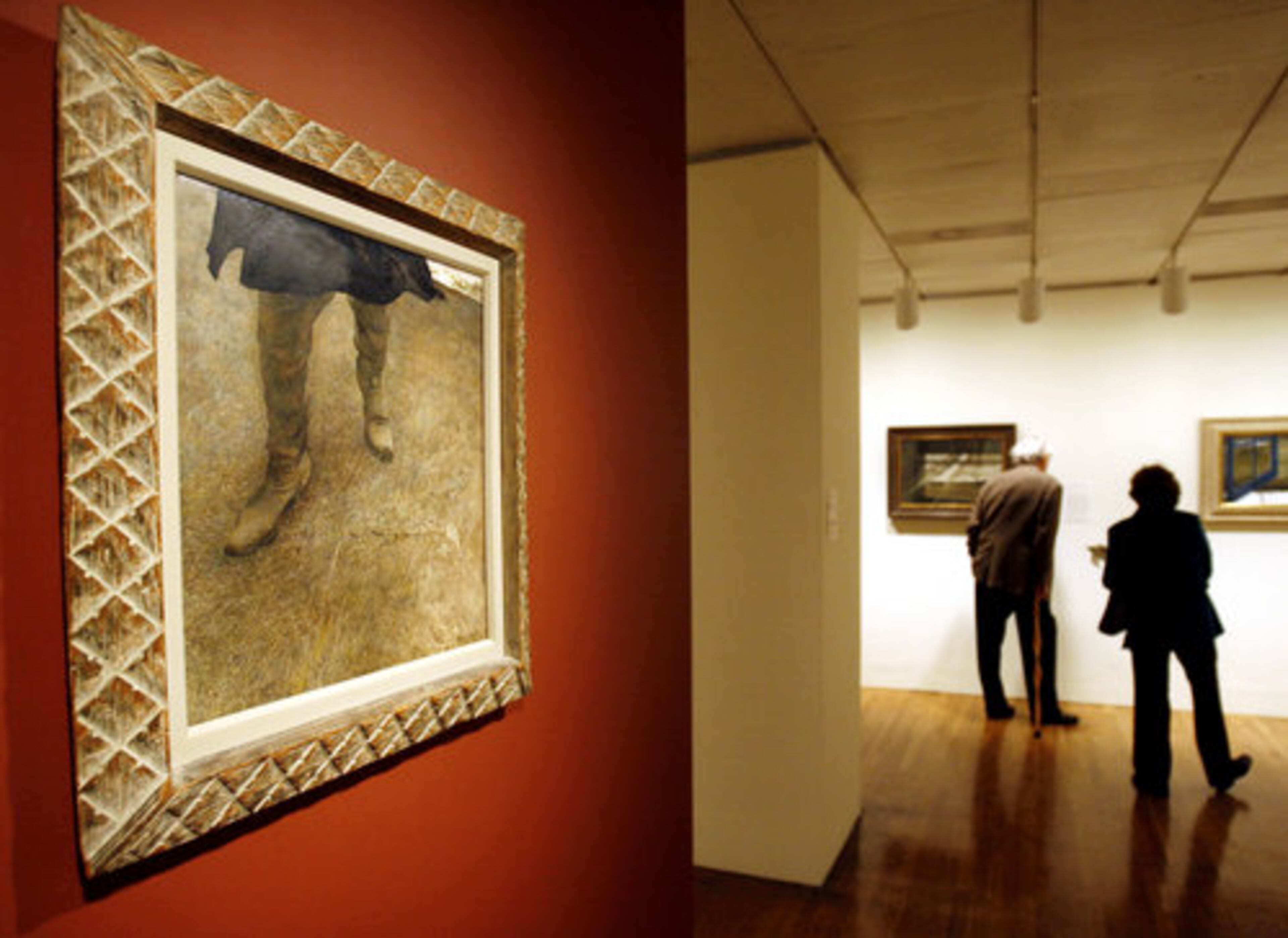 Andrew Wyeth's 1951 painting "Trodden Weed" was displayed at the Philadelphia Museum of Art as part of a 2006 retrospective. The retrospective drew more than 175,000 visitors in 15 weeks, the highest-ever attendance at the museum for a living artist.