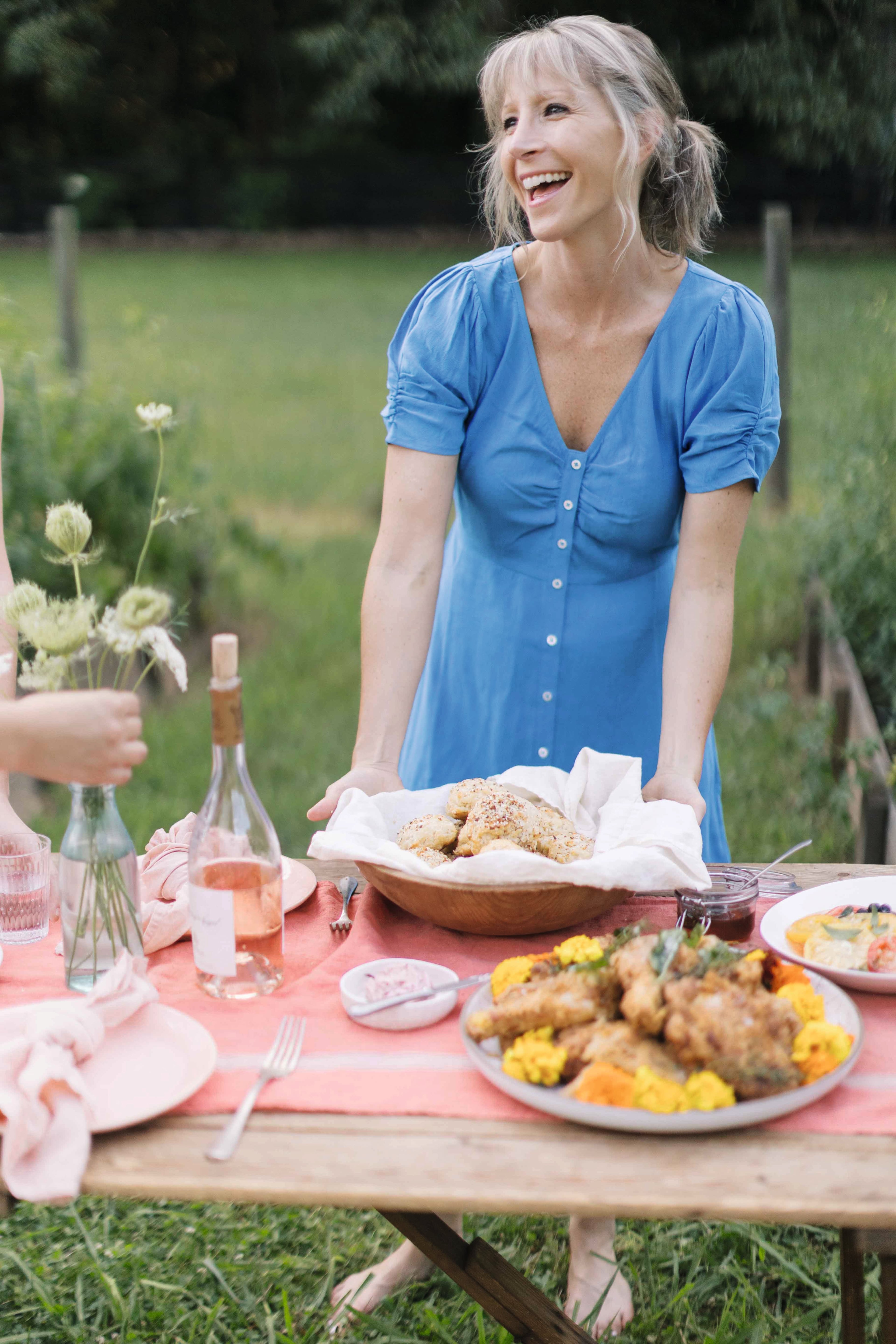 Atlanta chef Suzanne Vizethann, owner of Buttermilk Kitchen, shares her chia pudding recipe made with homemade almond milk and seasonal fruit. (Courtesy of Kelly Berry)