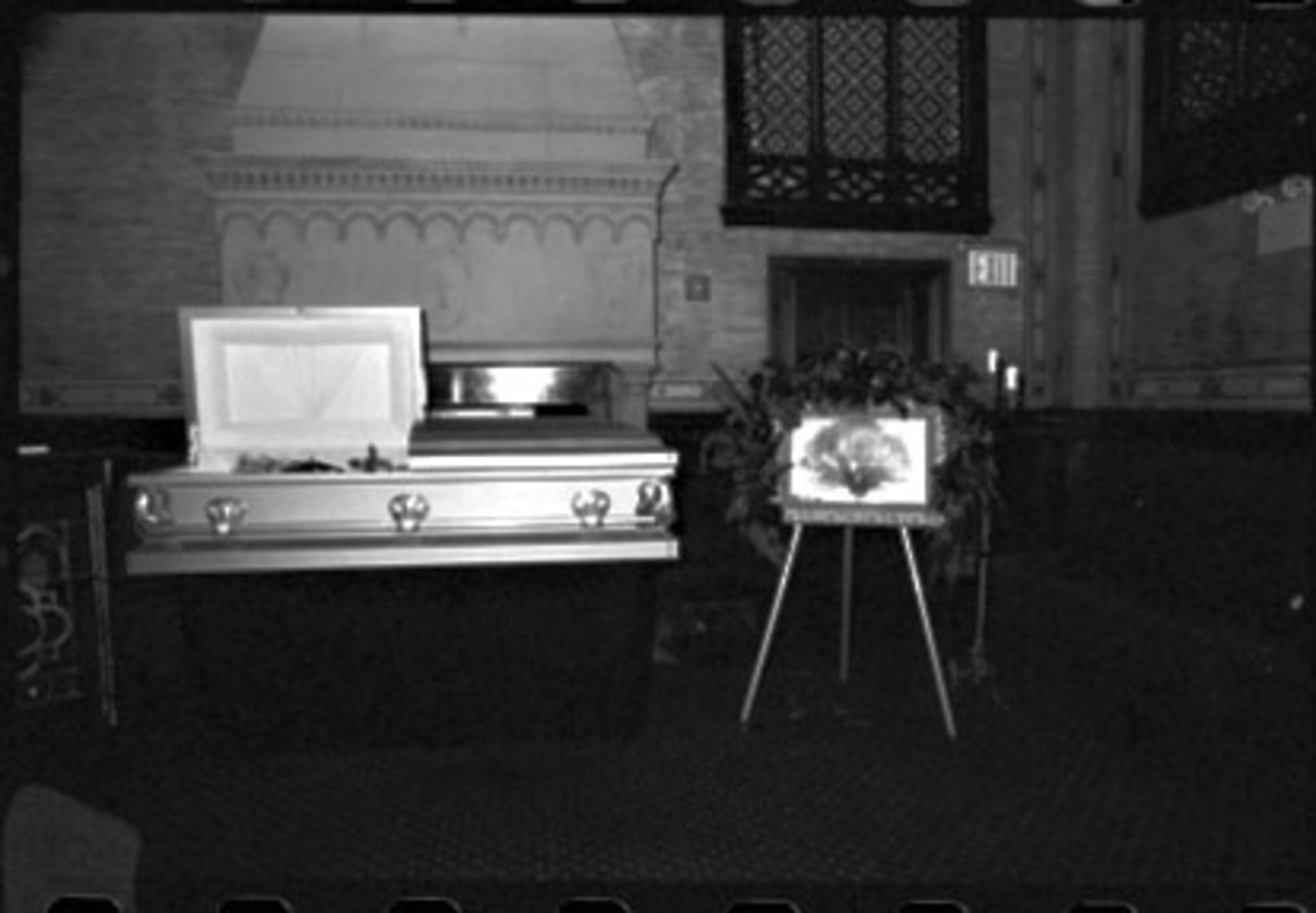 Funeral for an old friend. Randall Grahm's mock wake for the cork industry in 2002. (Courtesy of Bonny Doon)