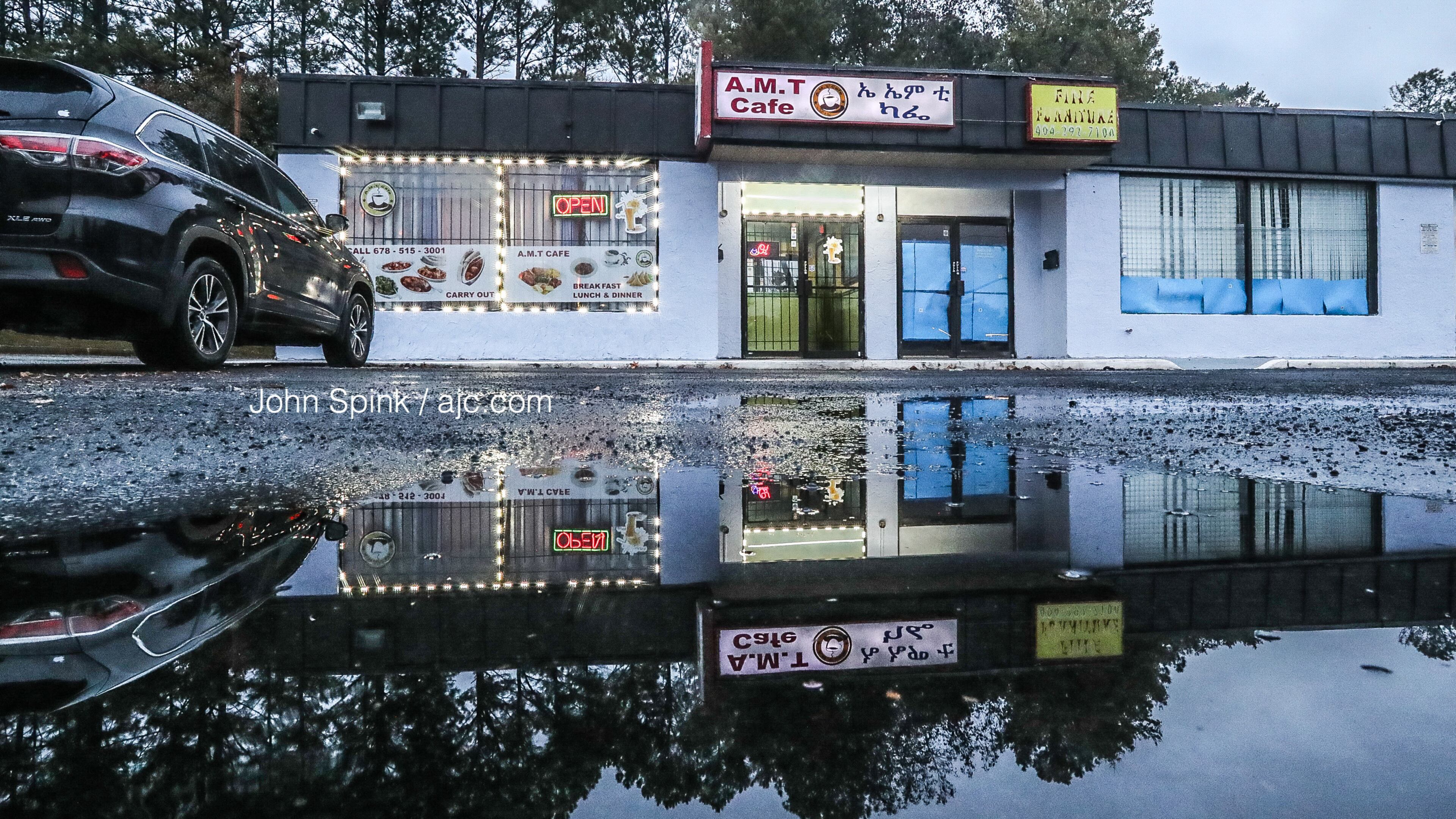 The panhandler was shot multiple times near the A.M.T. Cafe on North Indian Creek Drive, Channel 2 Action News reported.