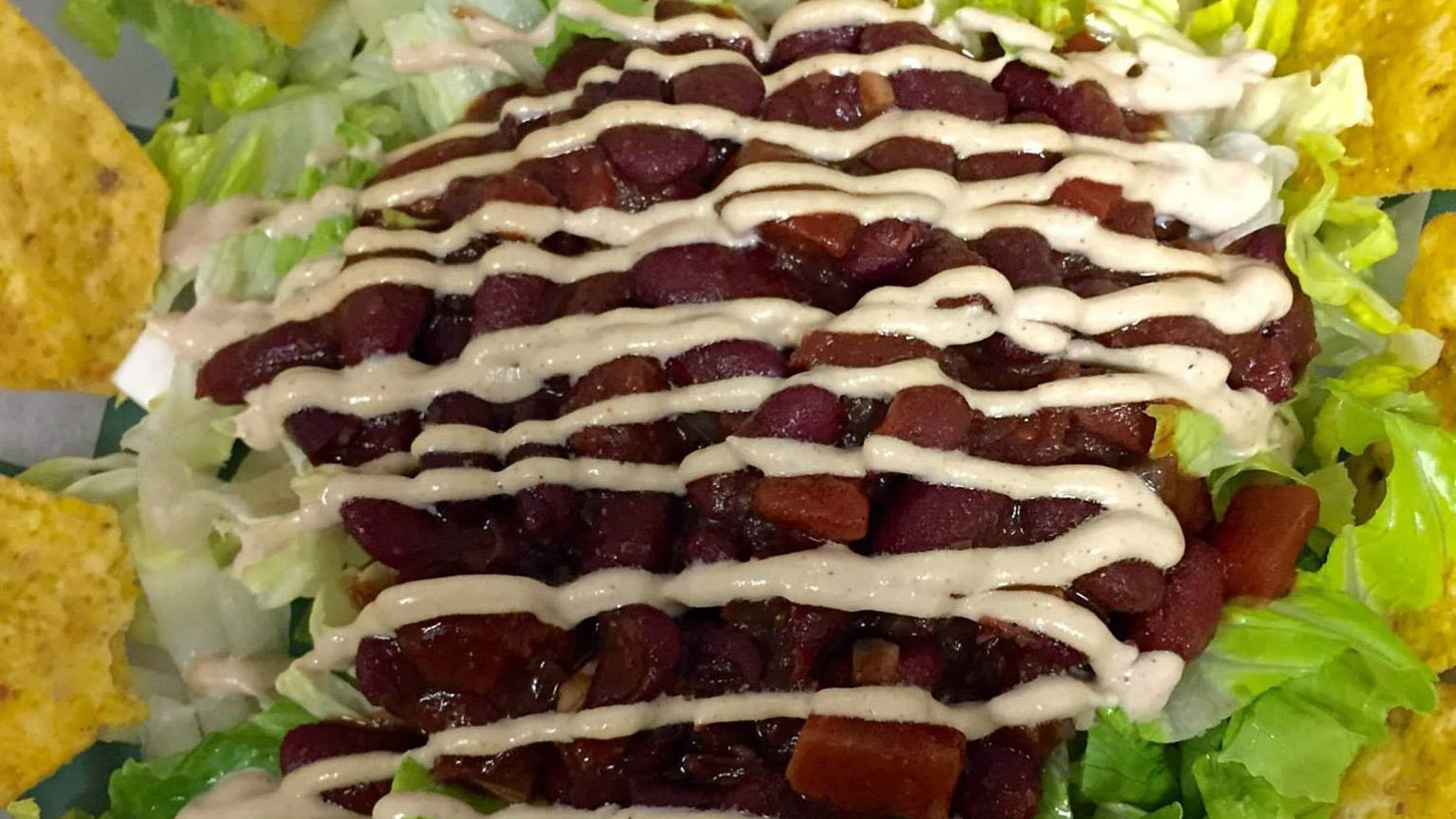 Consider a vegetarian taco salad at Cafe Life inside Life Grocery in Marietta.