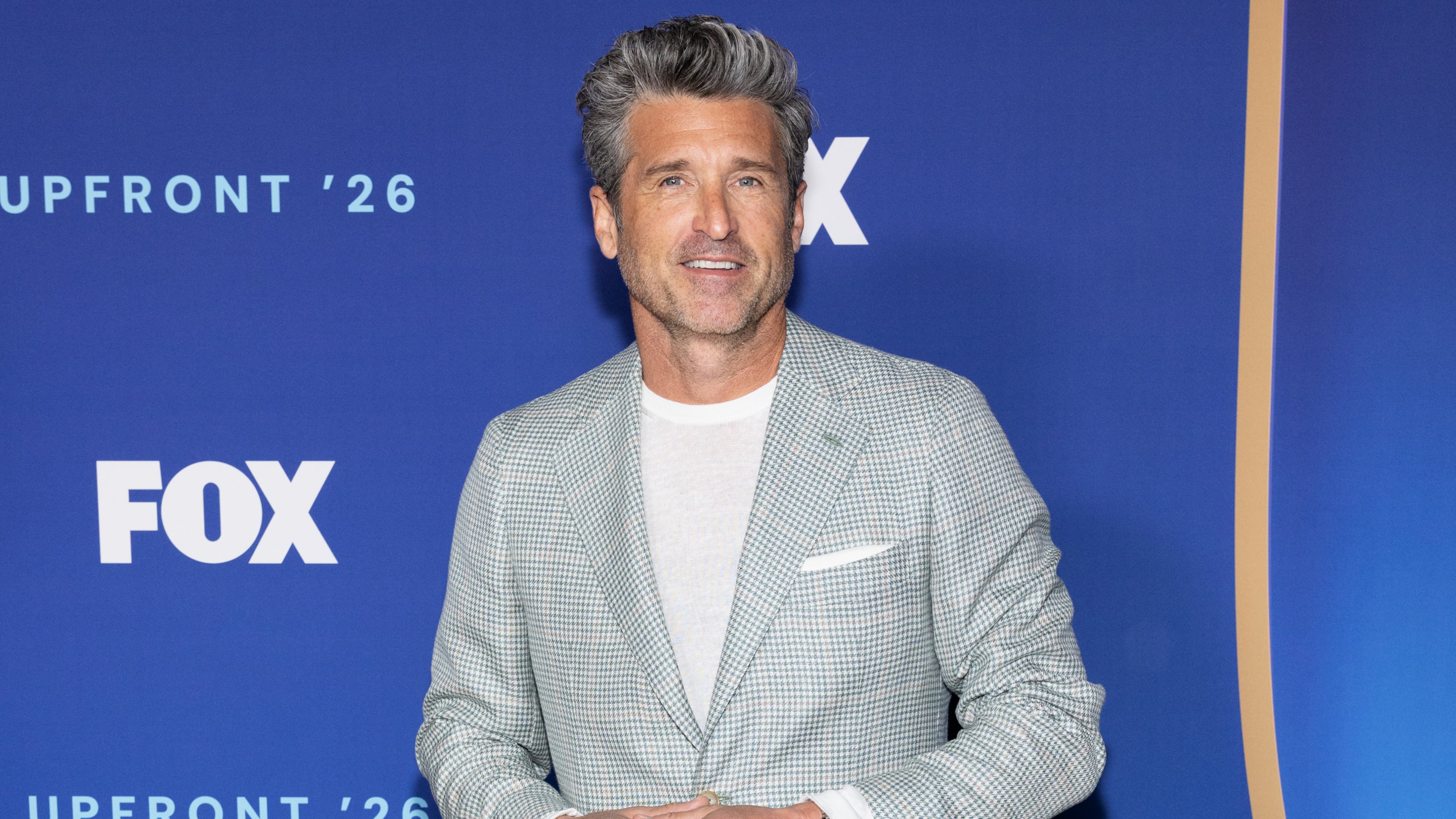 FILE - Patrick Dempsey attends the Fox network upfront at New York City Center on May 11, 2026, in New York. (Photo by CJ Rivera/Invision/AP, File)