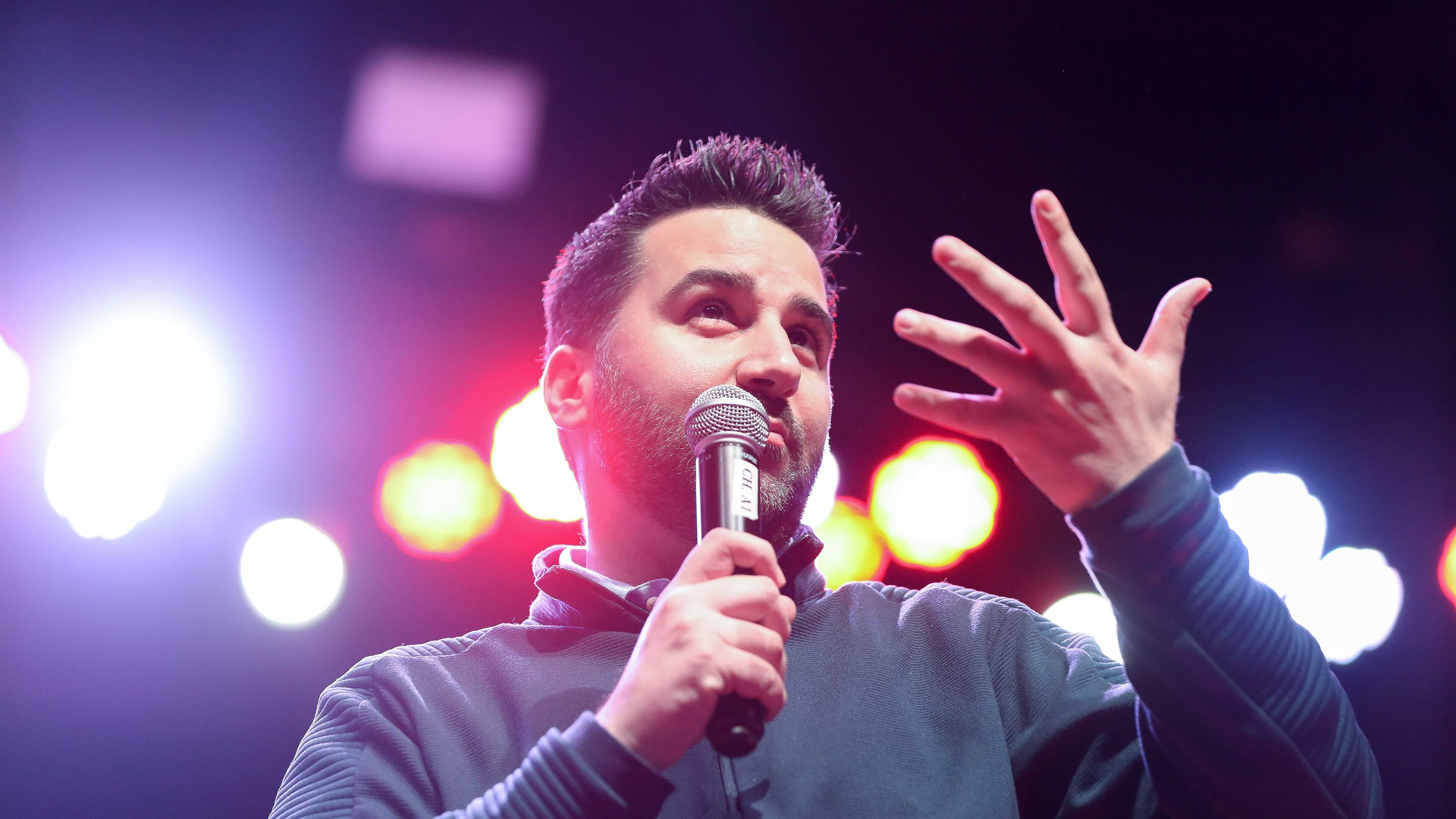 Bright lights and big decisions these days for Braves GM Alex Anthopoulos. (Branden Camp/Special to AJC)