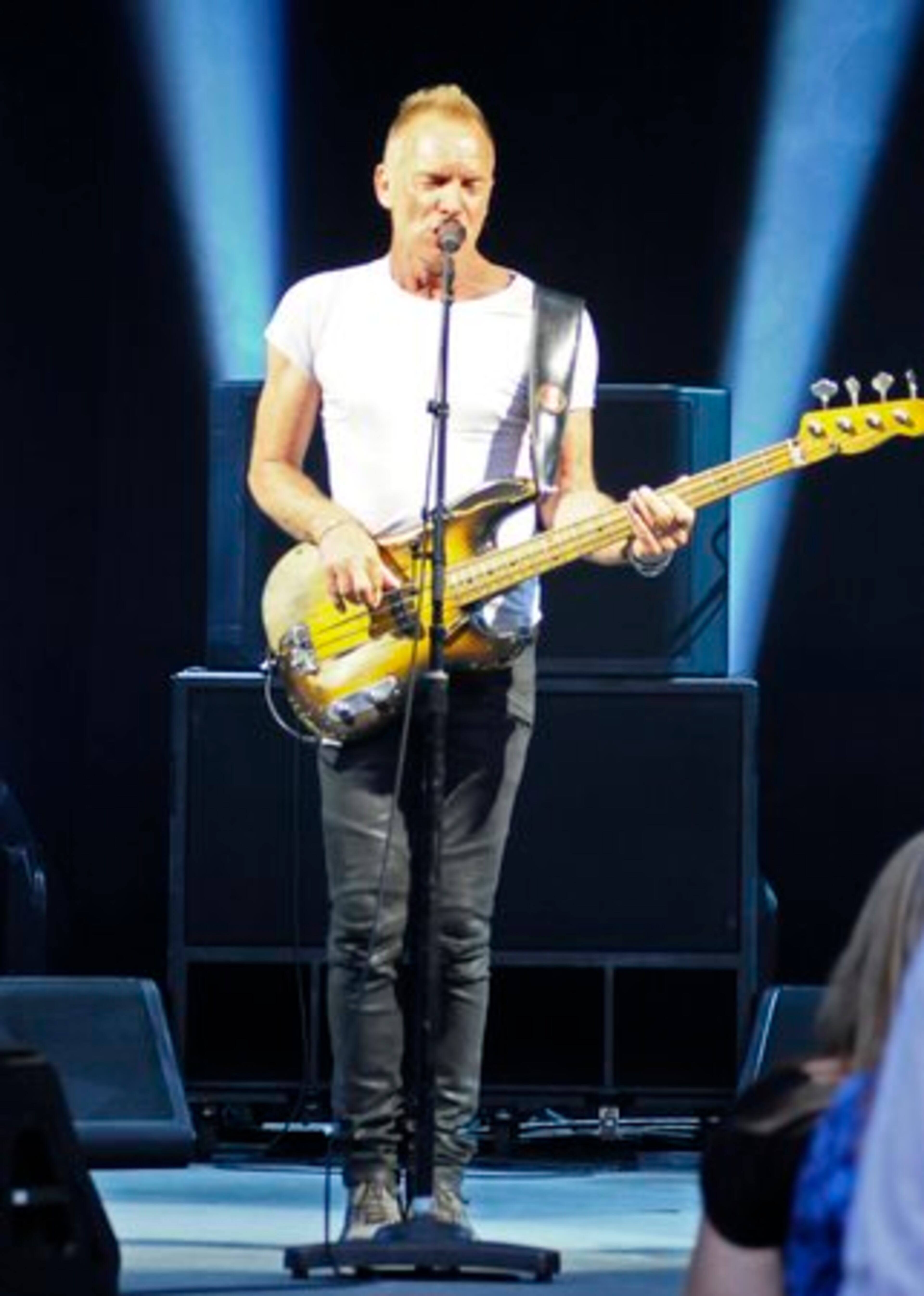 Sting played to a sold-out Chastain Park Amphitheatre Thursday an assortment of his songs from a 35-year career.