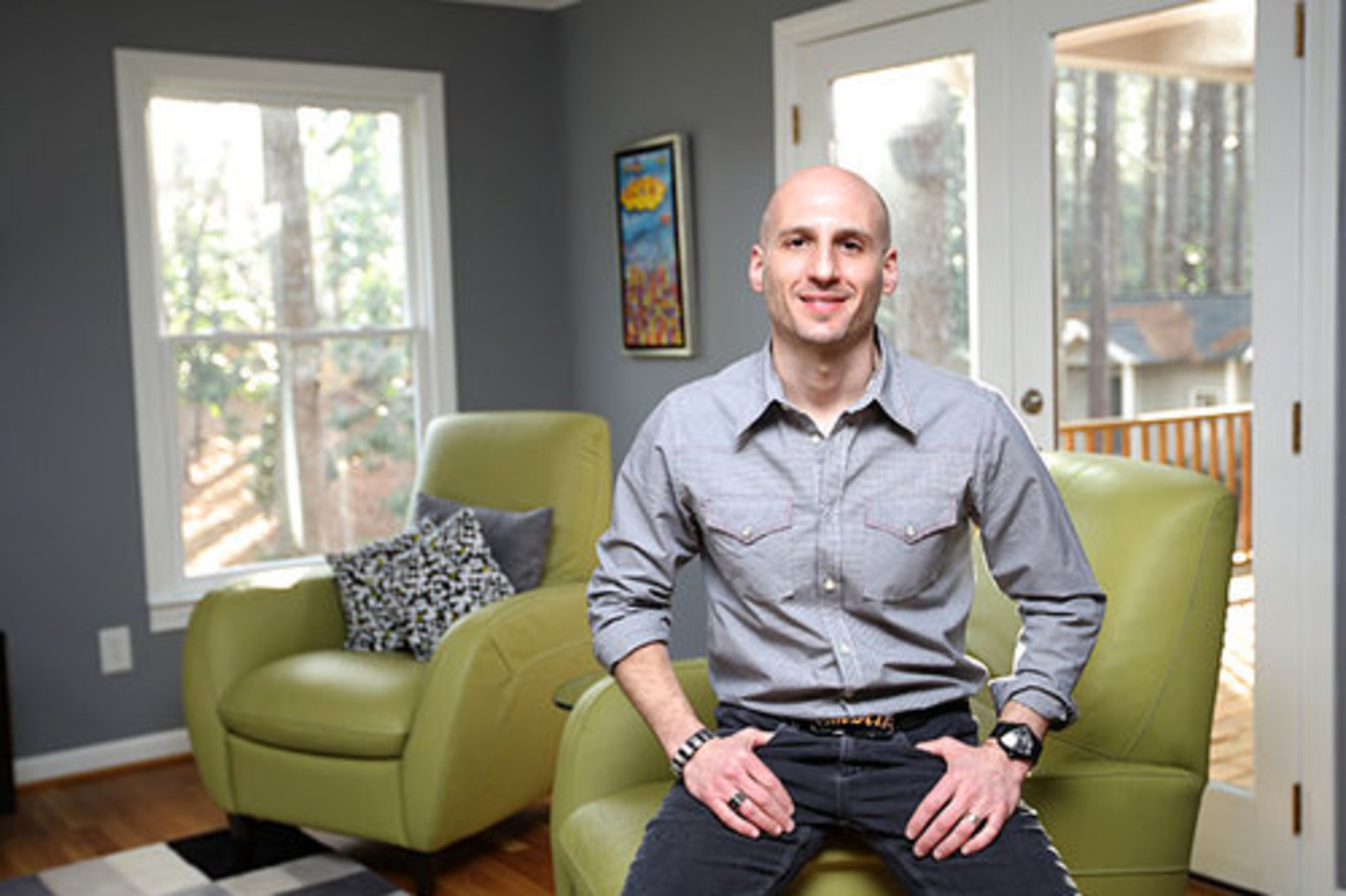 Botnick accessorizes with a Hamilton limited edition Elvis Ventura watch and jewelry from TeNo.