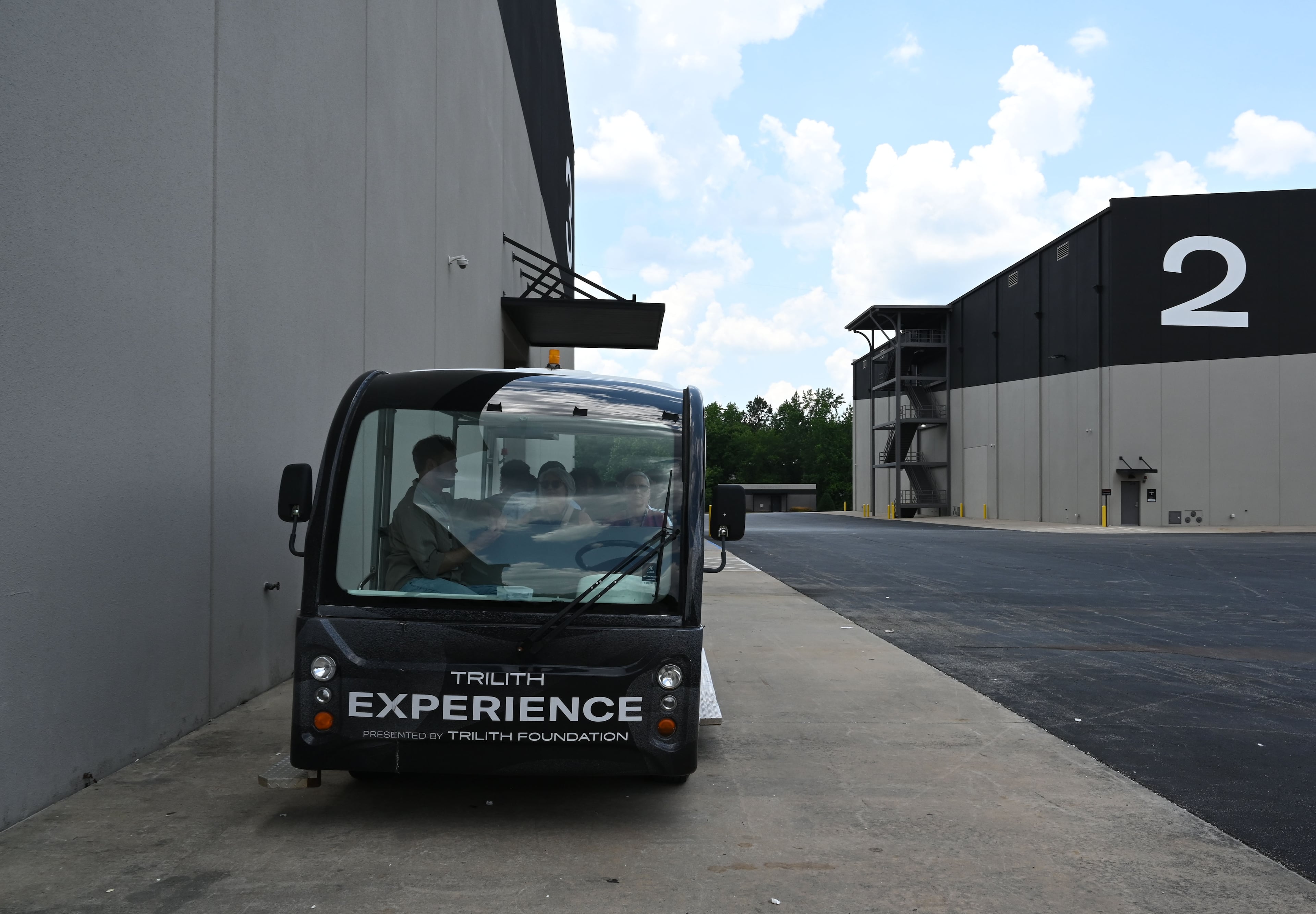 Guests tour Trilith Studios on Thursday, June 11, 2026, in Fayetteville. (Hyosub Shin/AJC)