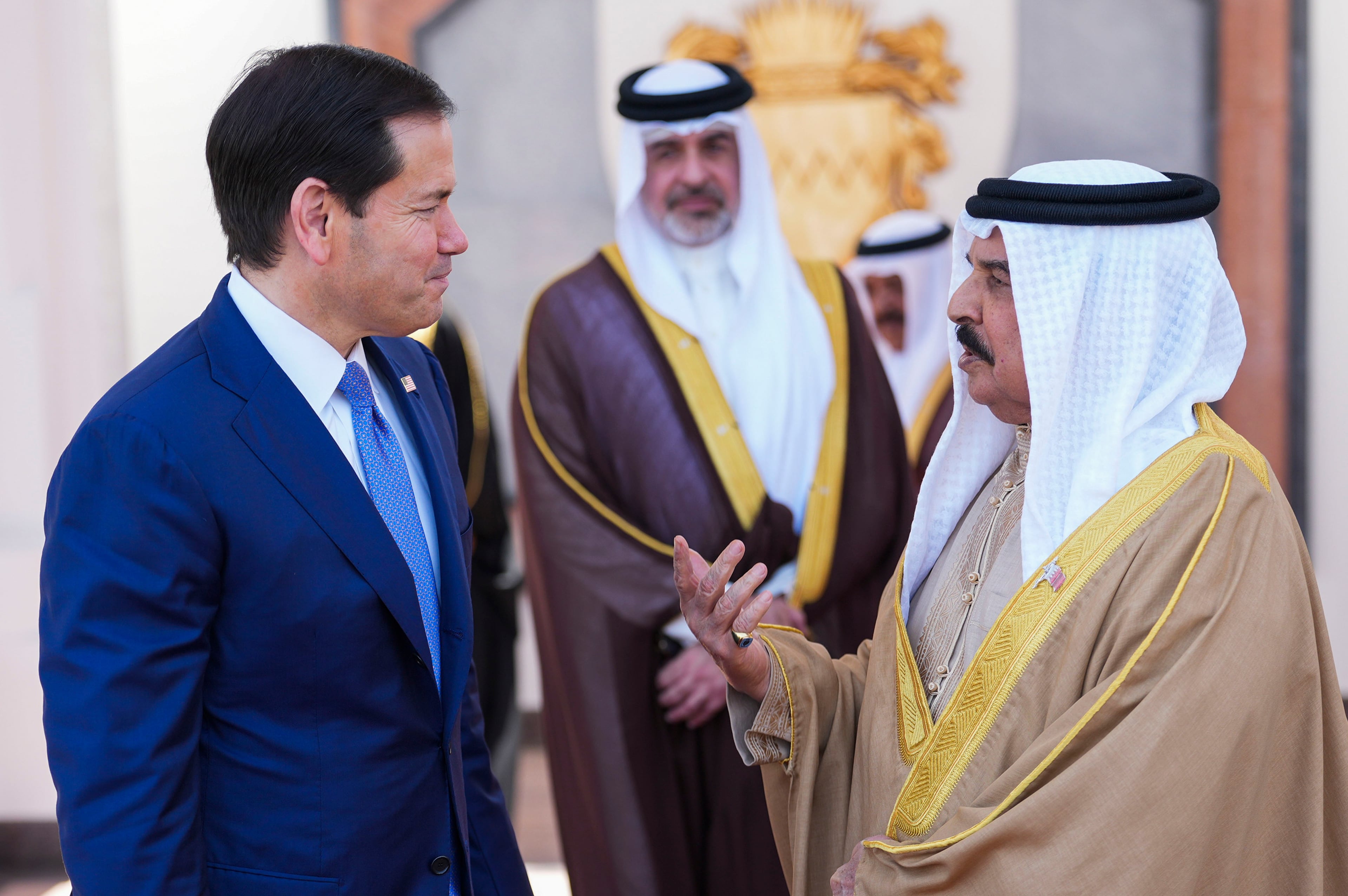 Bahrain US Rubio Gulf
