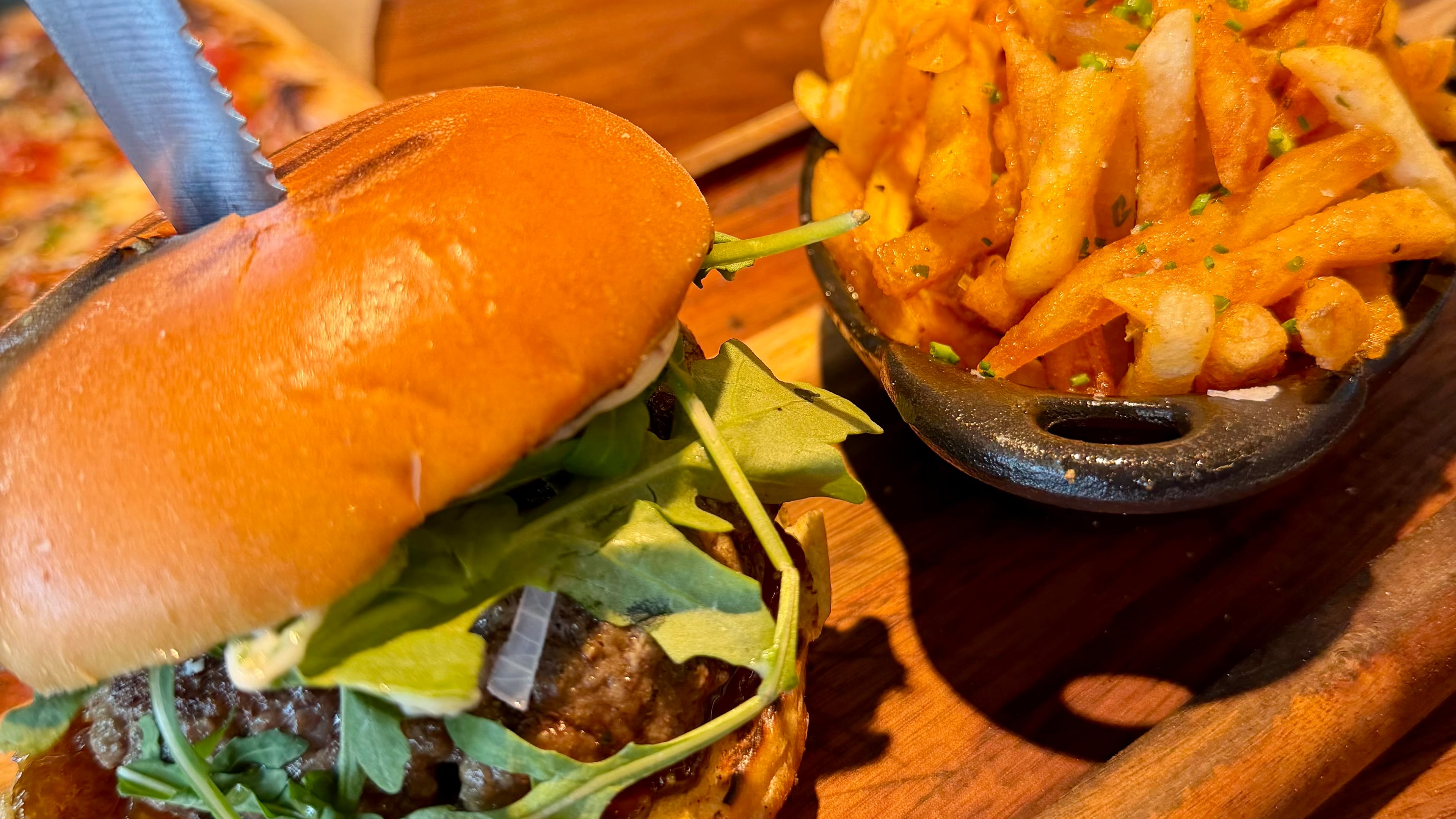The Enzo burger is worth the drive to Fayetteville, according to blogger The Real Food Stalker. (Courtesy of Justin Brown)