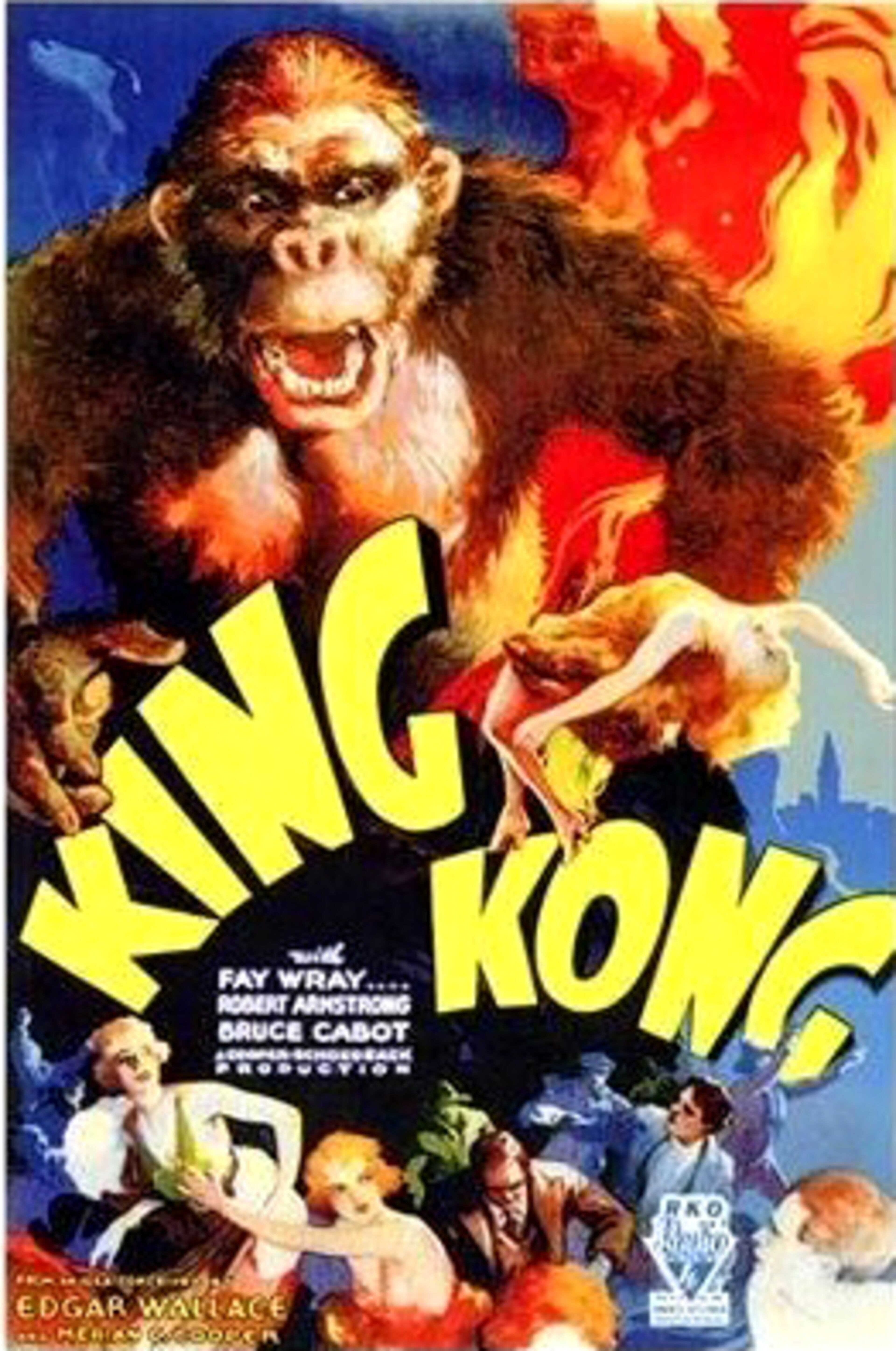 "KING KONG" (1933): A giant ape run amok. Terrified people running. A damsel in distress. Fire. An easy title to digest. Convince me that if you saw this in 1933 you wouldn't have said, "I'm already there."