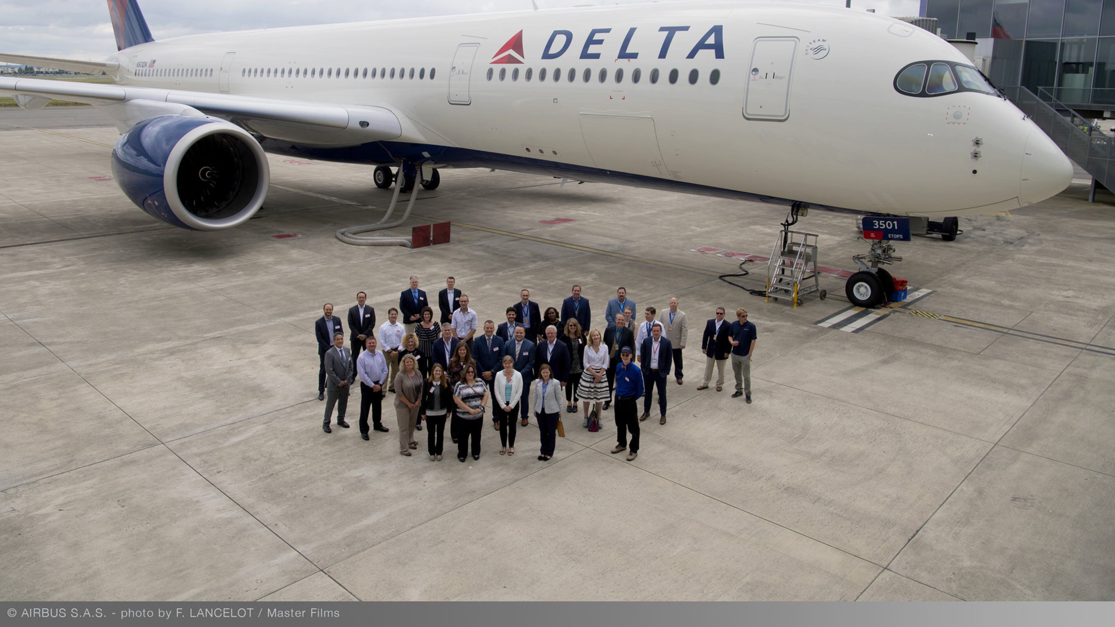 Airbus A350-900 delivered to Delta Air Lines. Source: Delta.