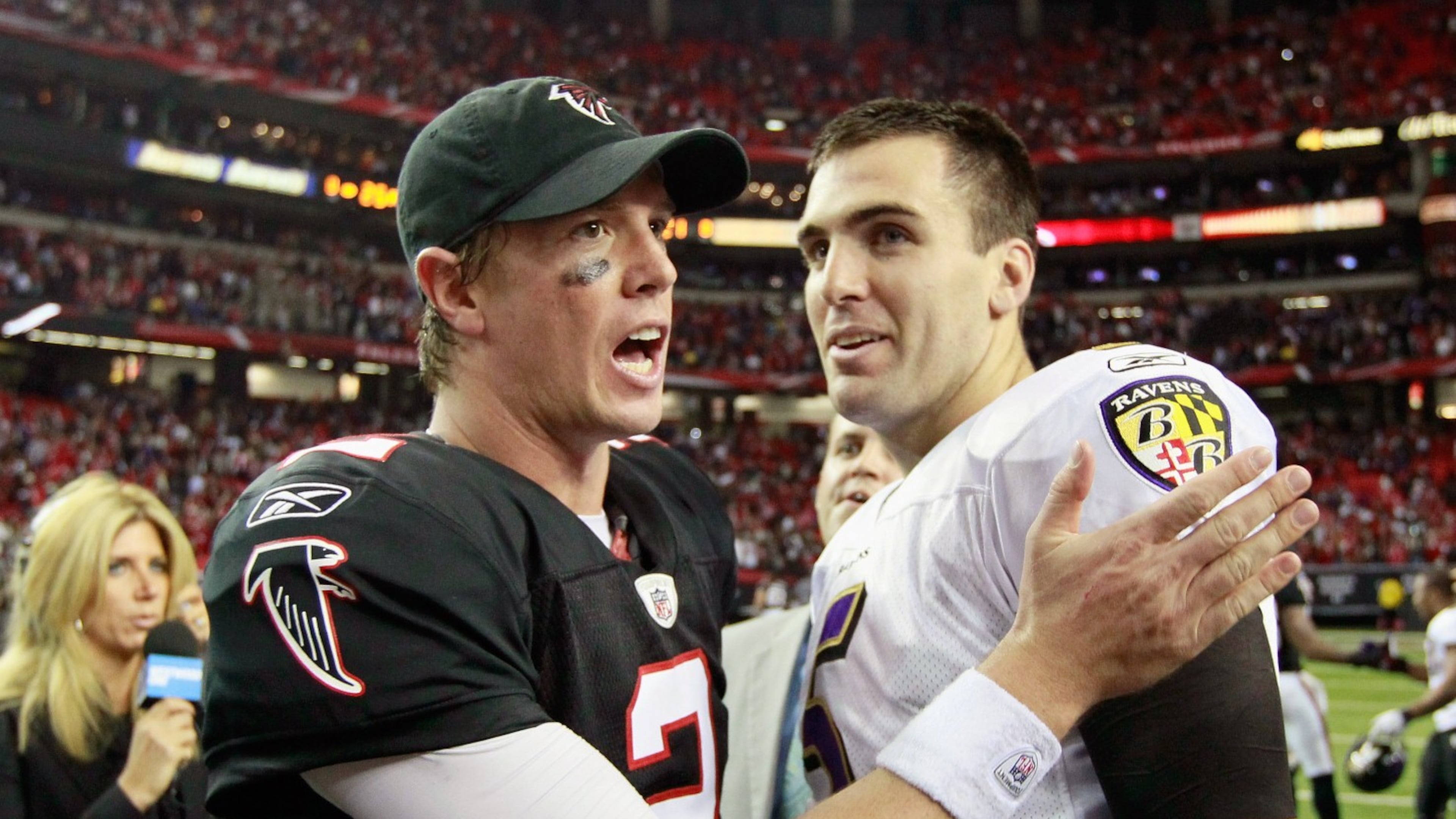 Baltimore quarterback Joe Flacco is confident Falcons' Matt Ryan will make it to a Super Bowl one day.