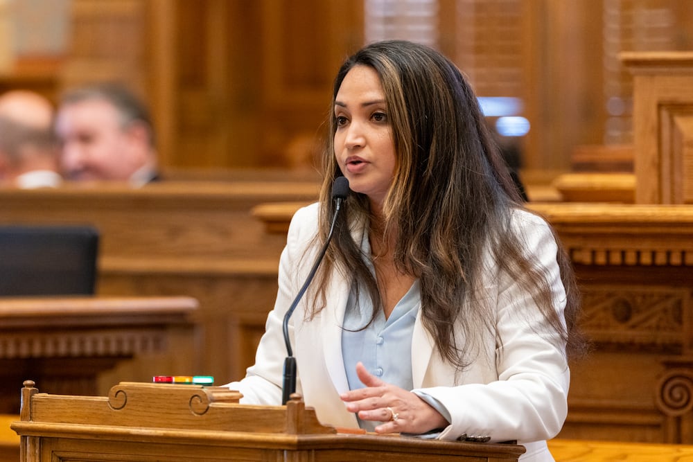 Former state Sen. Nabilah Parkes. (Arvin Temkar/AJC)