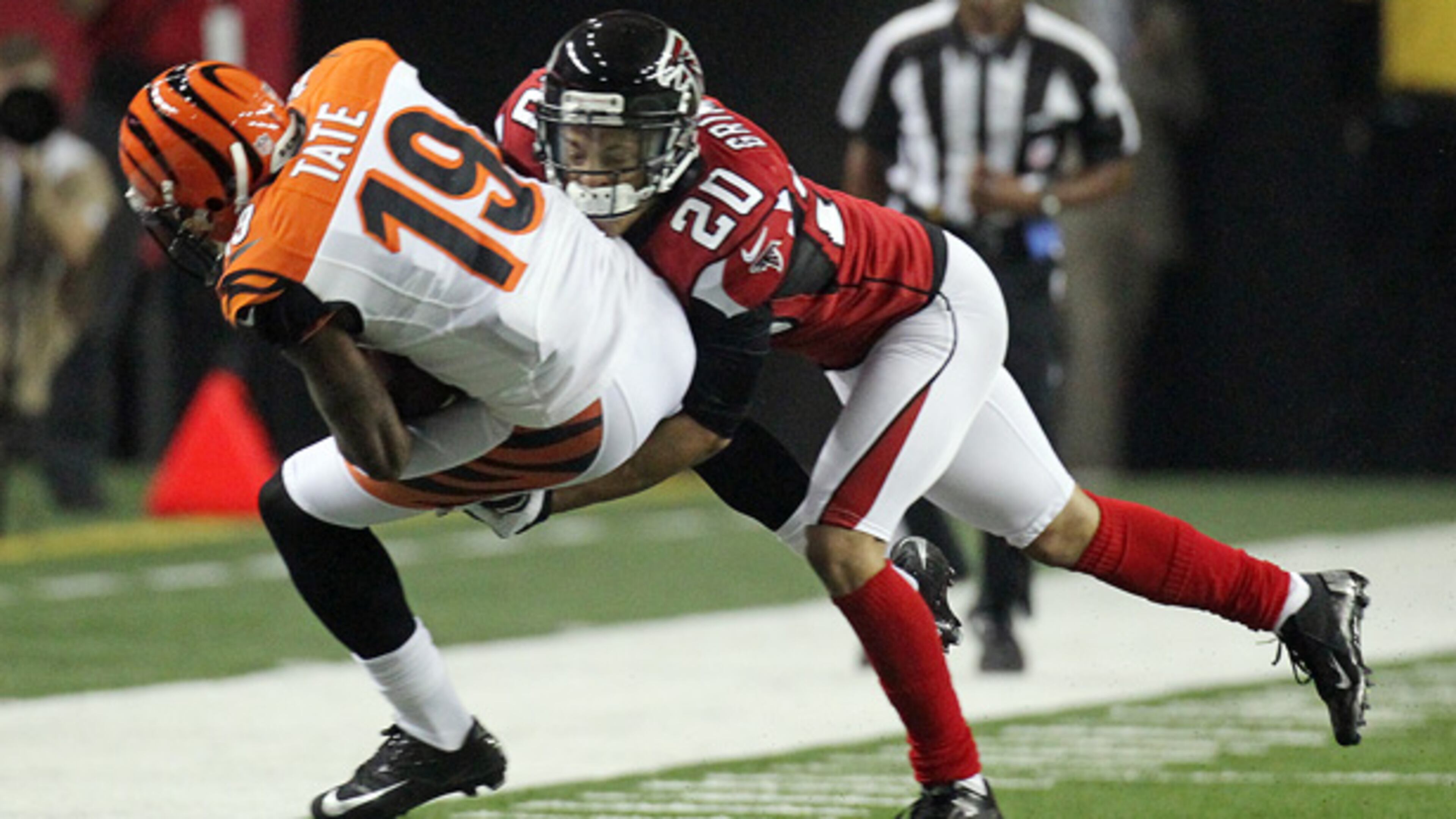 Cornerback Brent Grimes, signed as a free agent in 2006, missed the 2012 season with a torn achilles that required surgery. Grimes made the Pro Bowl in 2010 when he snagged five interceptions.