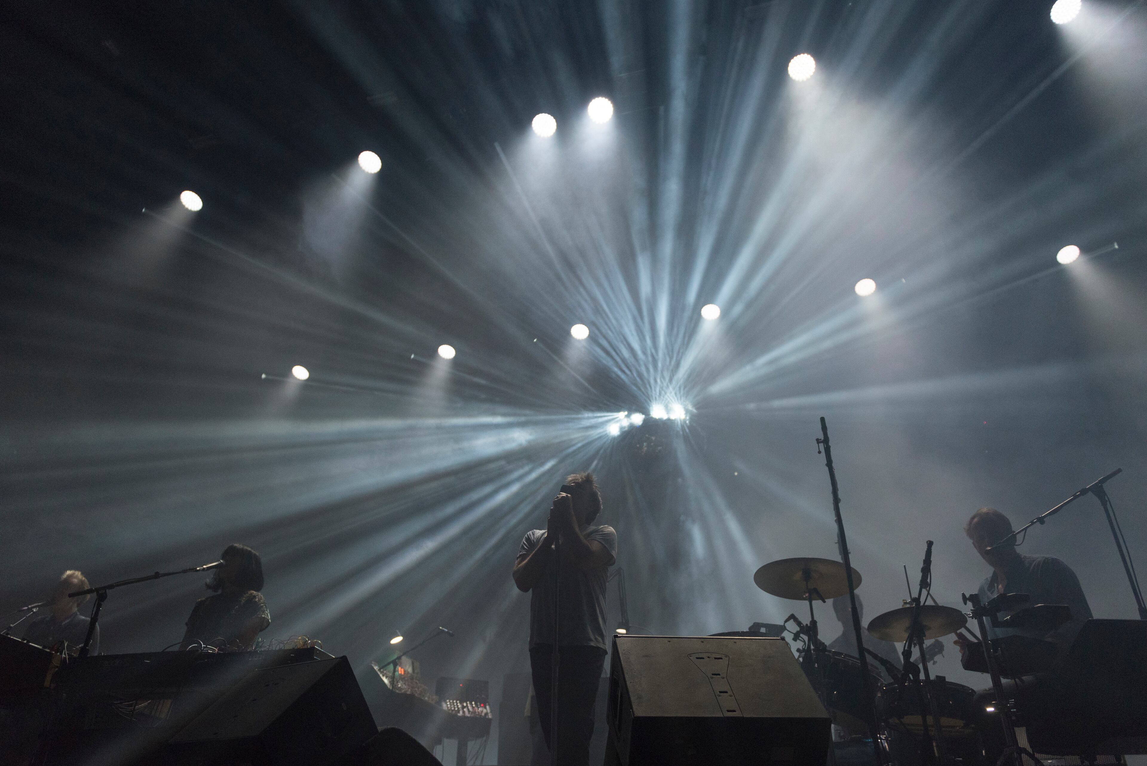 May 12, 2017, Atlanta - LCD Soundsystem performs during the Shaky Knees Music Festival in Atlanta, Georgia, on Friday, May 12, 2017. (DAVID BARNES / DAVID.BARNES@AJC.COM)