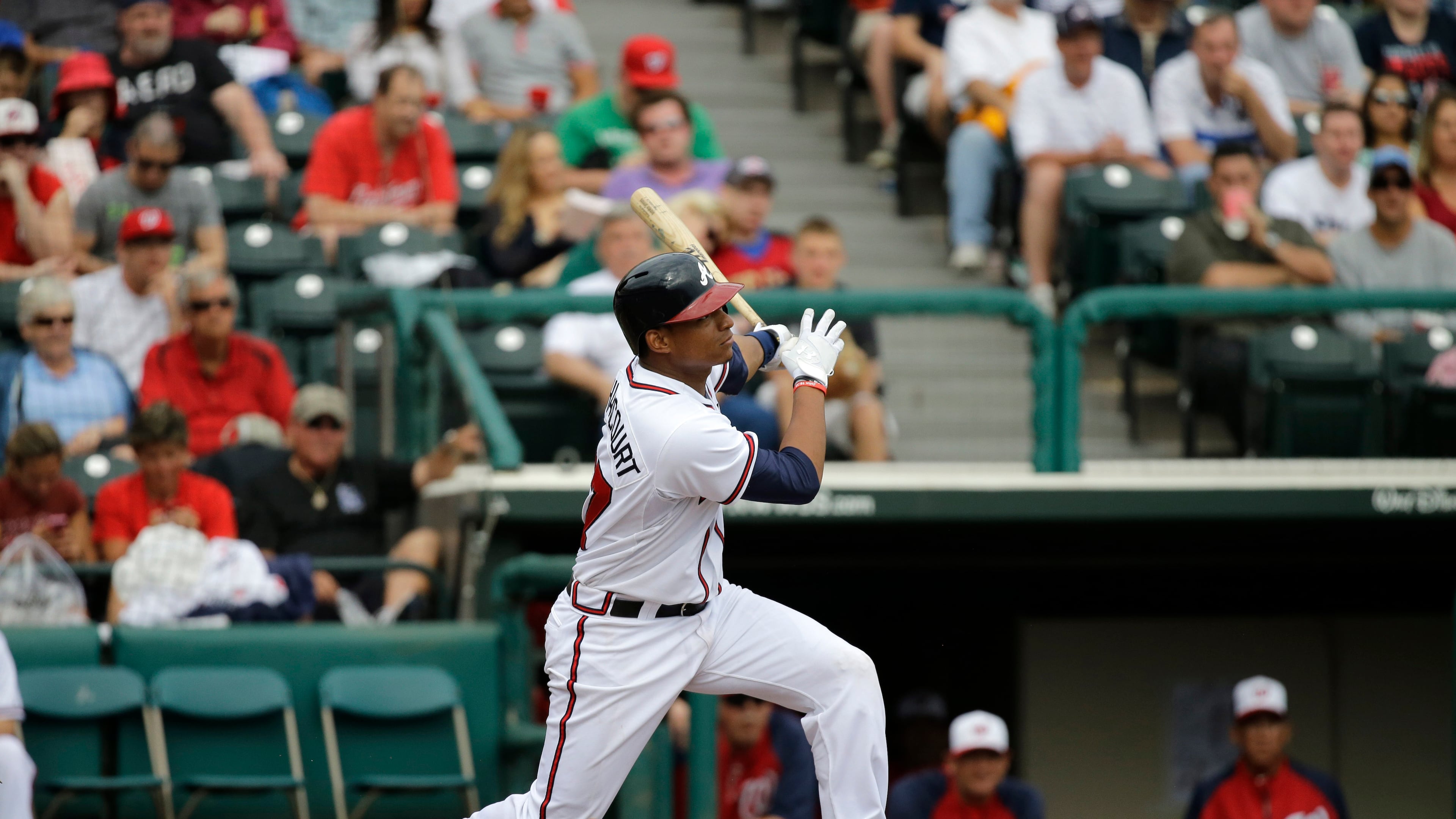 Christian Bethancourt's hitting isn't anywhere near as accomplished as his defense, but the Braves catching prospect has shown some improvement at the plate this spring.