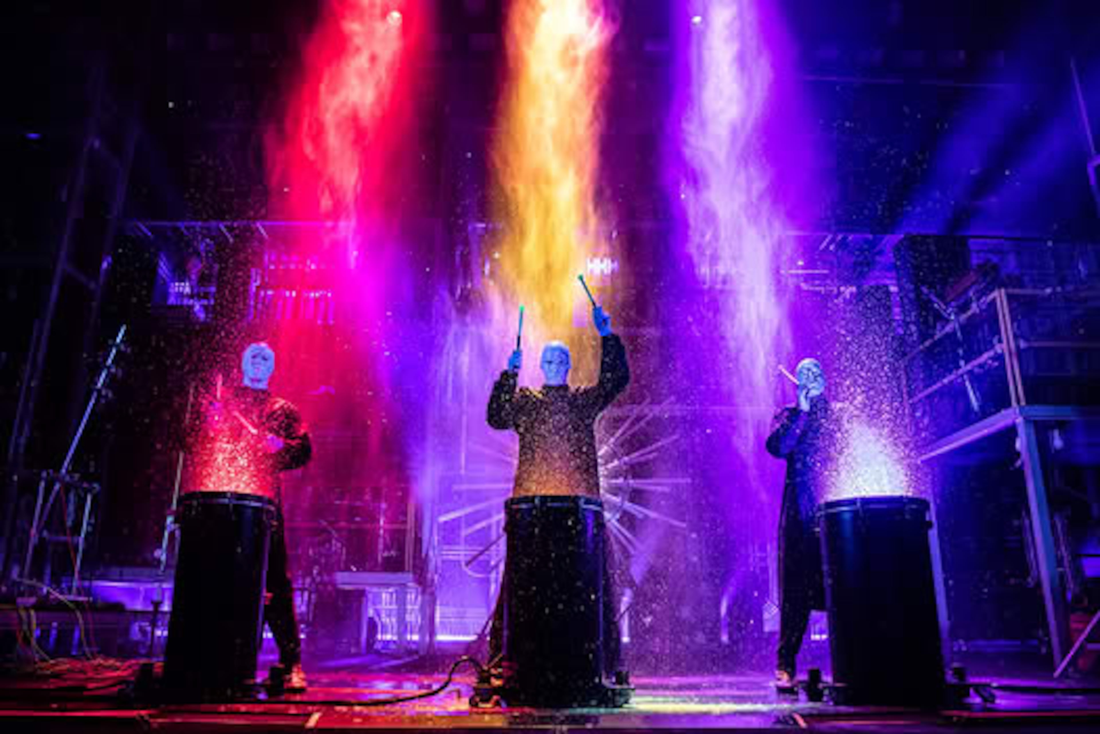 Blue Man Group brings its singular performance style to the Fox Theatre on Saturday and Sunday.
(Photo courtesy of Regions Bank Broadway in Atlanta)