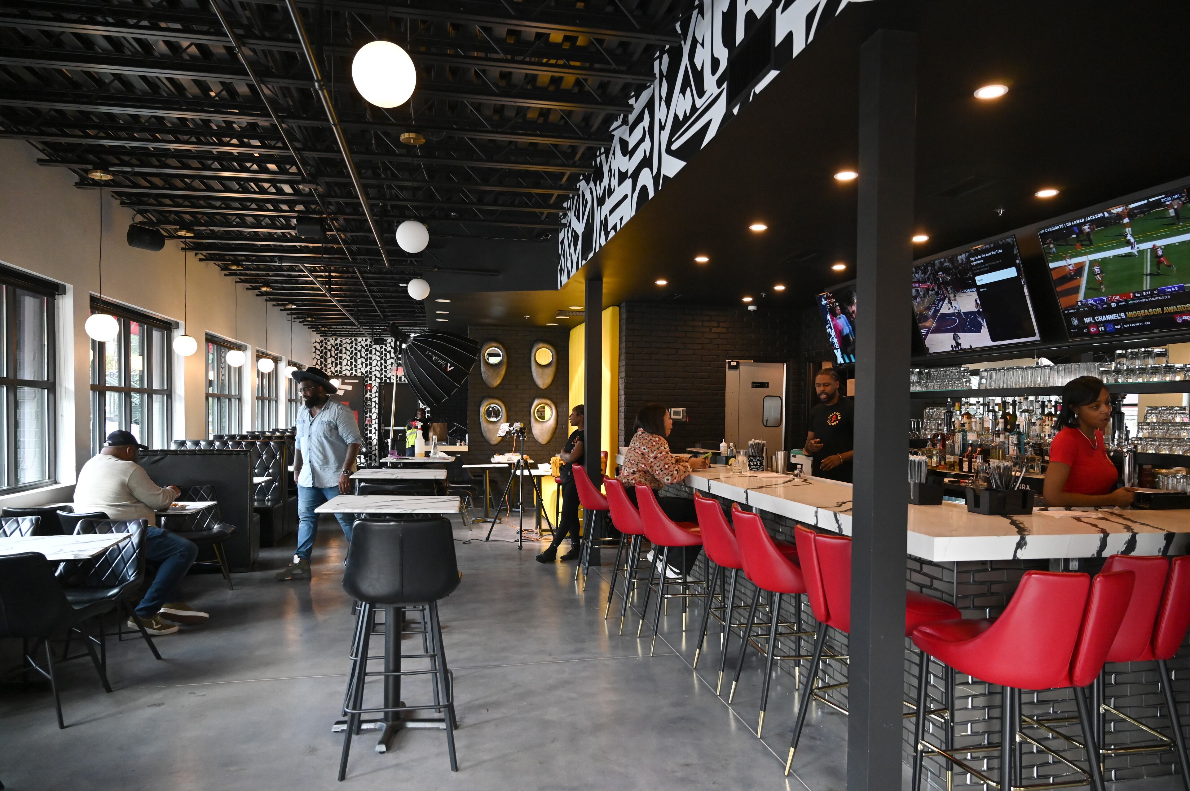 Bankhead Seafood, located at 1651 Donald Lee Hollowell Parkway, shuttered in 2018 after 50 years in operation. Westside natives Killer Mike and T.I. are reopening the beloved Grove Park restaurant. (Hyosub Shin/AJC)