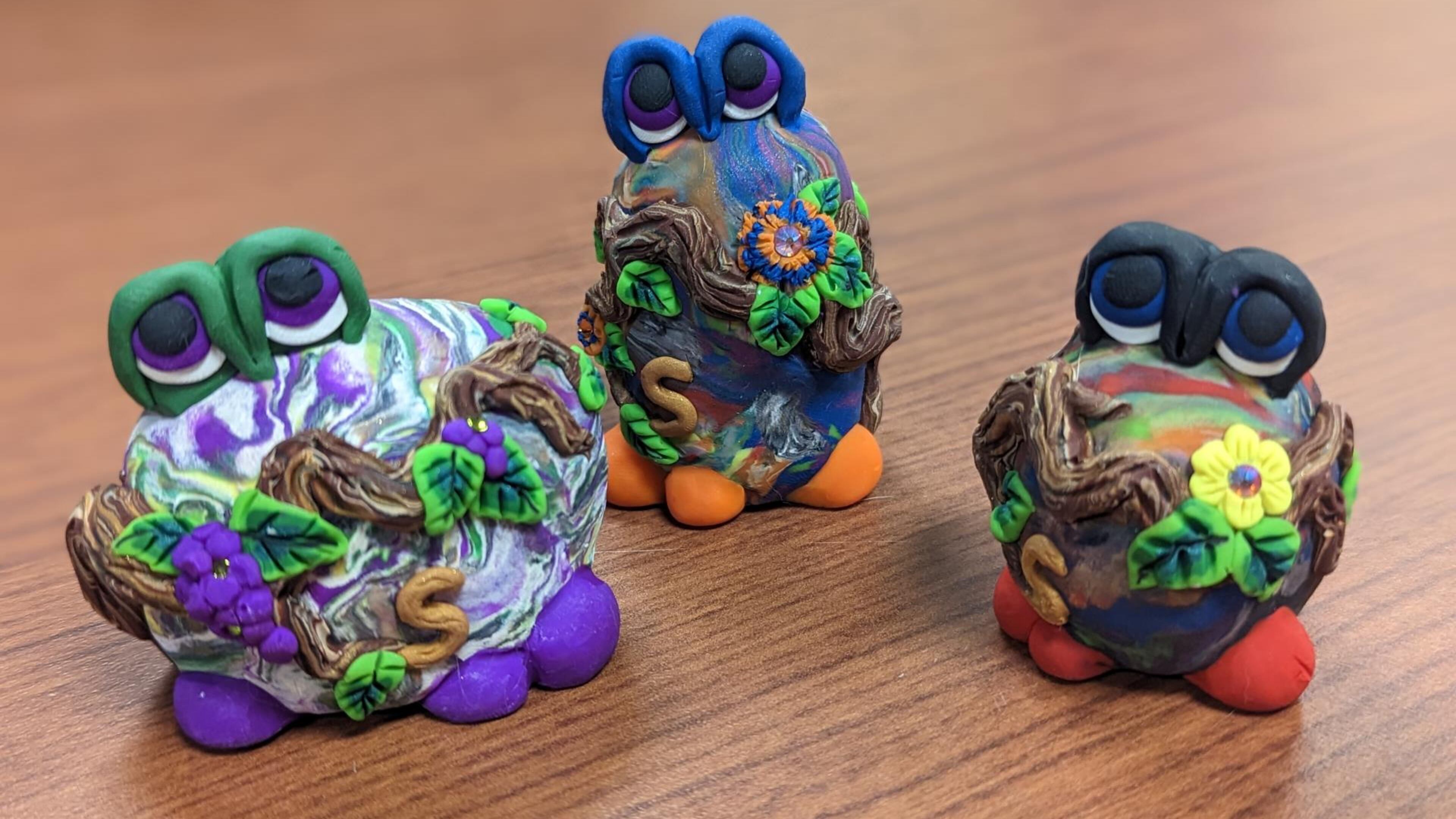 During Suwanee's Art on a Limb two pieces of art are hidden daily along one of the greenways or within city parks through May 31. Those who find the art pieces get to keep them. Courtesy City of Suwanee